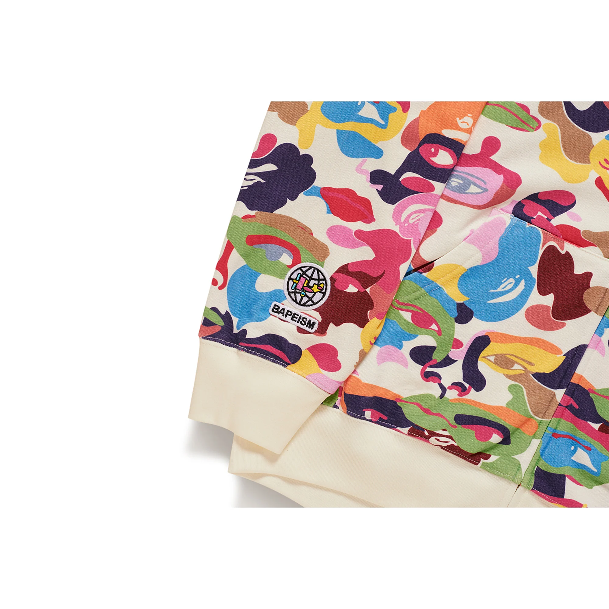 BAPE X KIDSUPER CAMO SHARK FULL ZIP HOODIE [MULTI] - Image 2