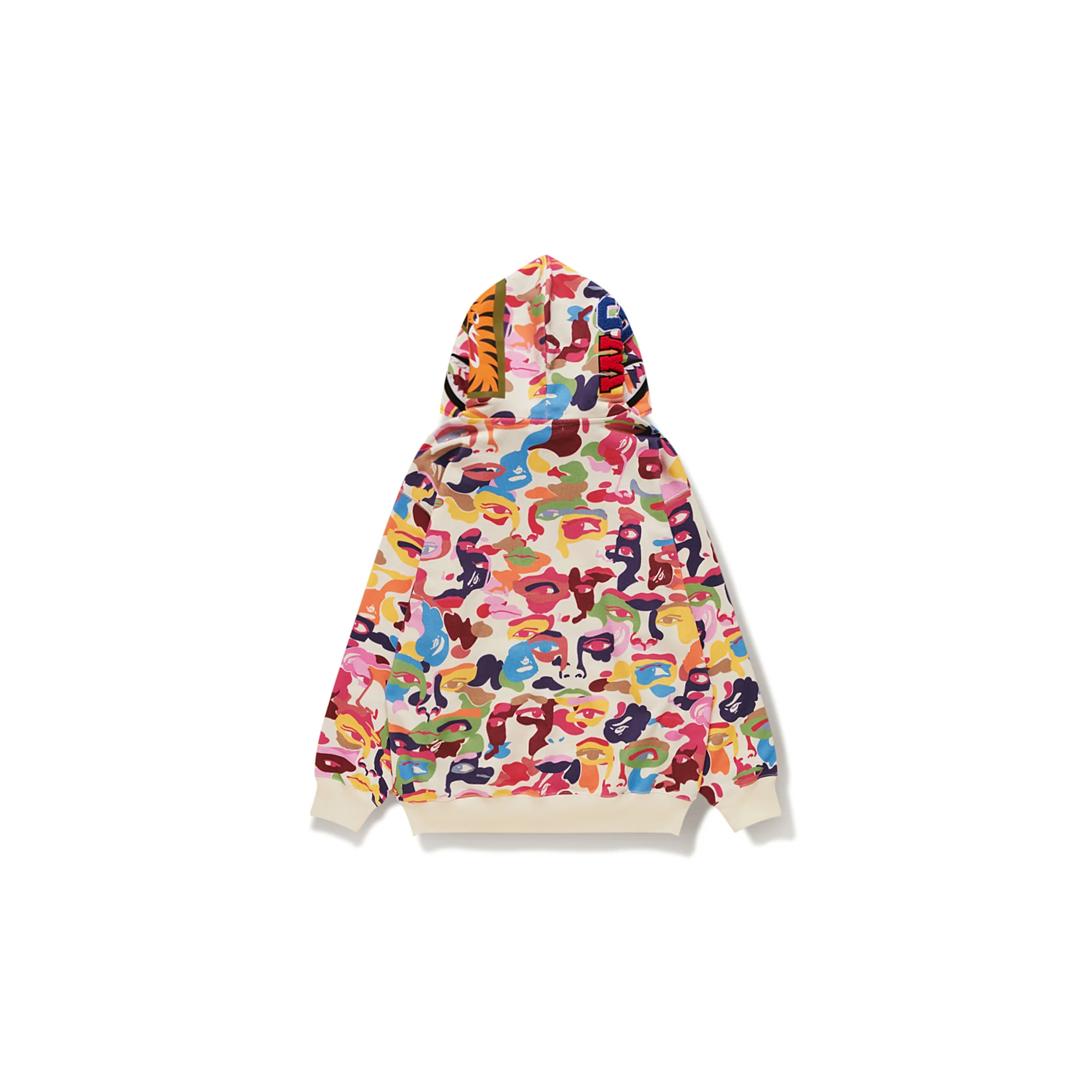 BAPE X KIDSUPER CAMO SHARK FULL ZIP HOODIE [MULTI] - Image 5