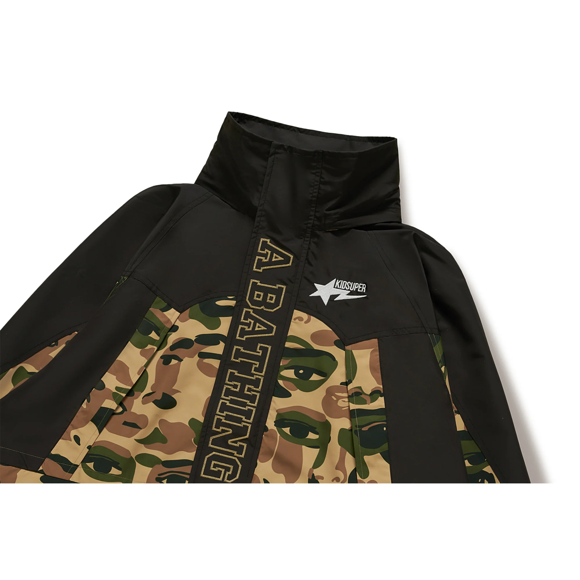 BAPE X KIDSUPER CAMO LIGHT SNOWBOARD JACKET [GREEN] - Image 4