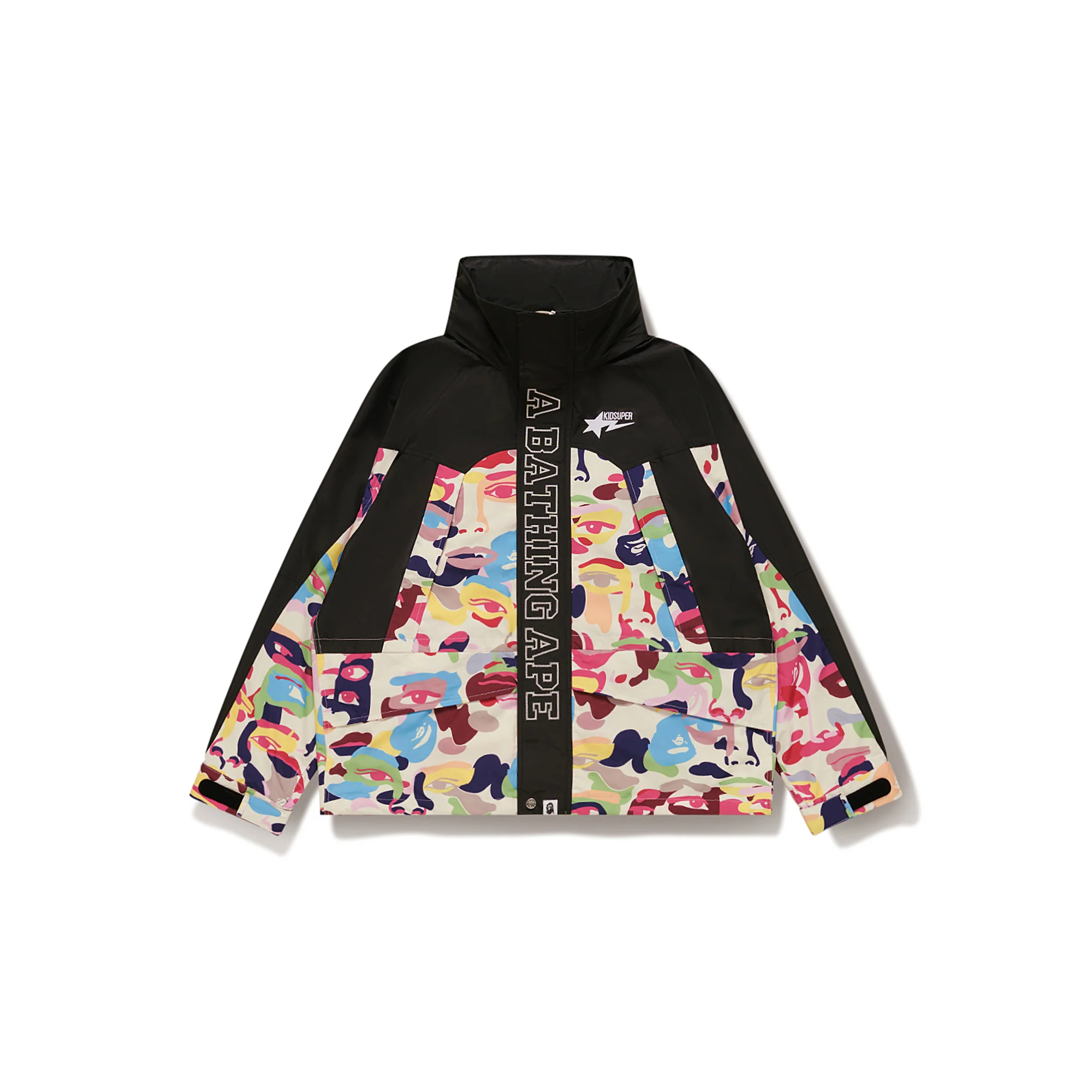 BAPE X KIDSUPER CAMO LIGHT SNOWBOARD JACKET [MULTI] - Image 6