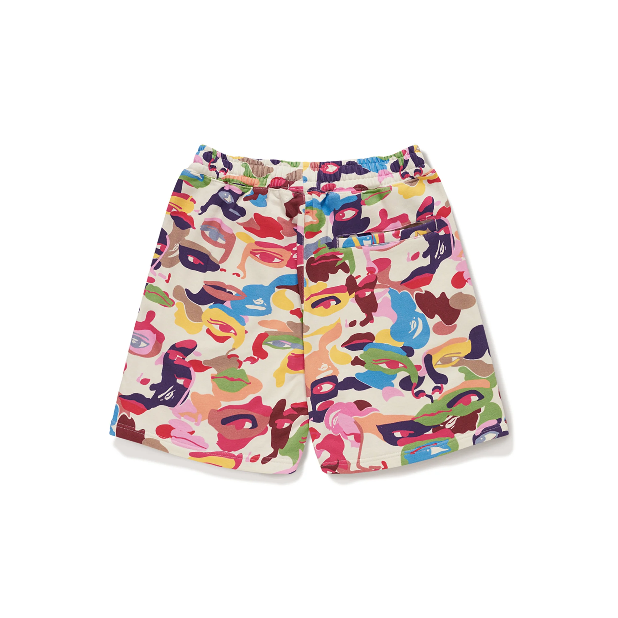 BAPE X KIDSUPER CAMO SWEAT SHORTS [MULTI] - Image 4