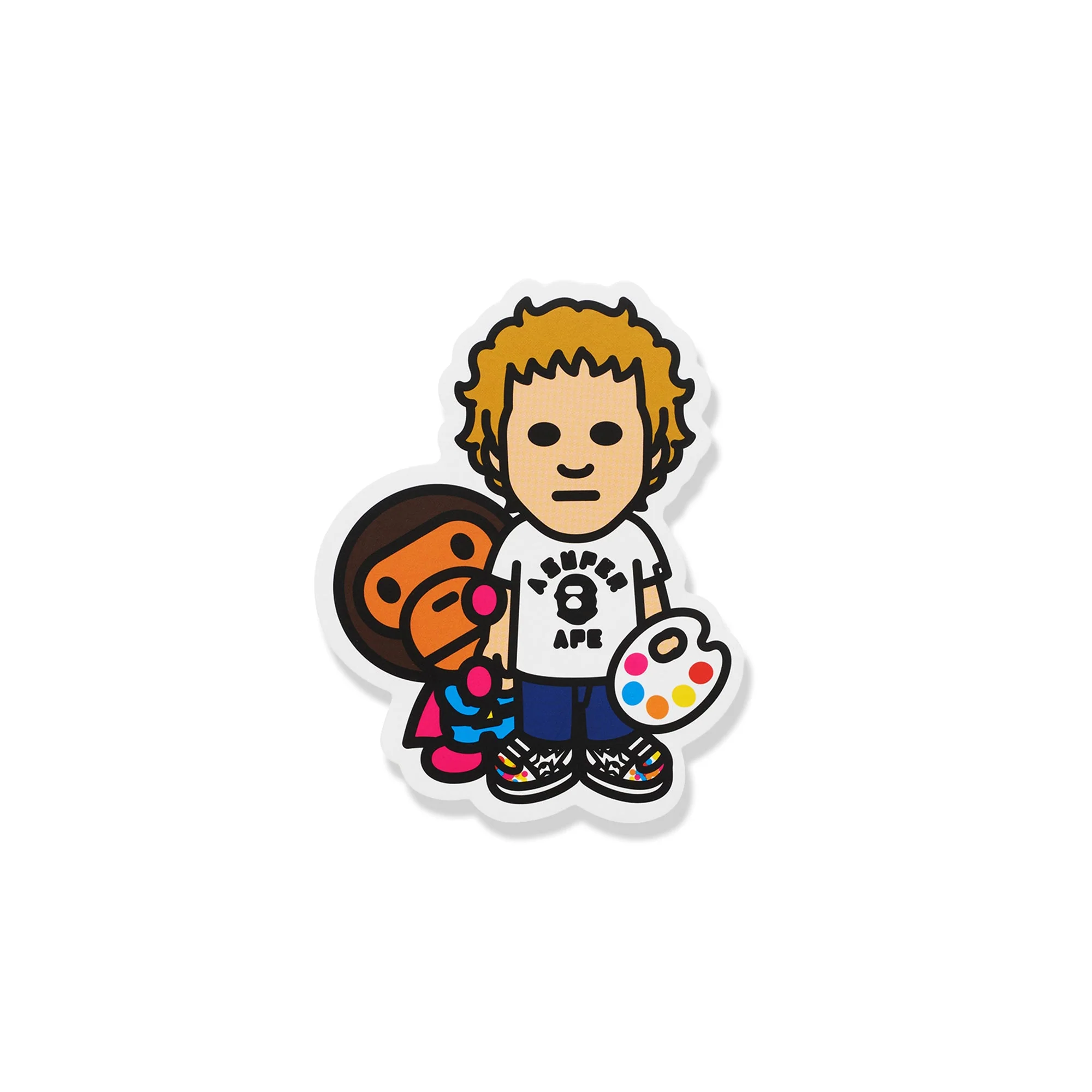 BAPE X KIDSUPER COLM & BABY MILO LUGGAGE TAG  [MULTI]