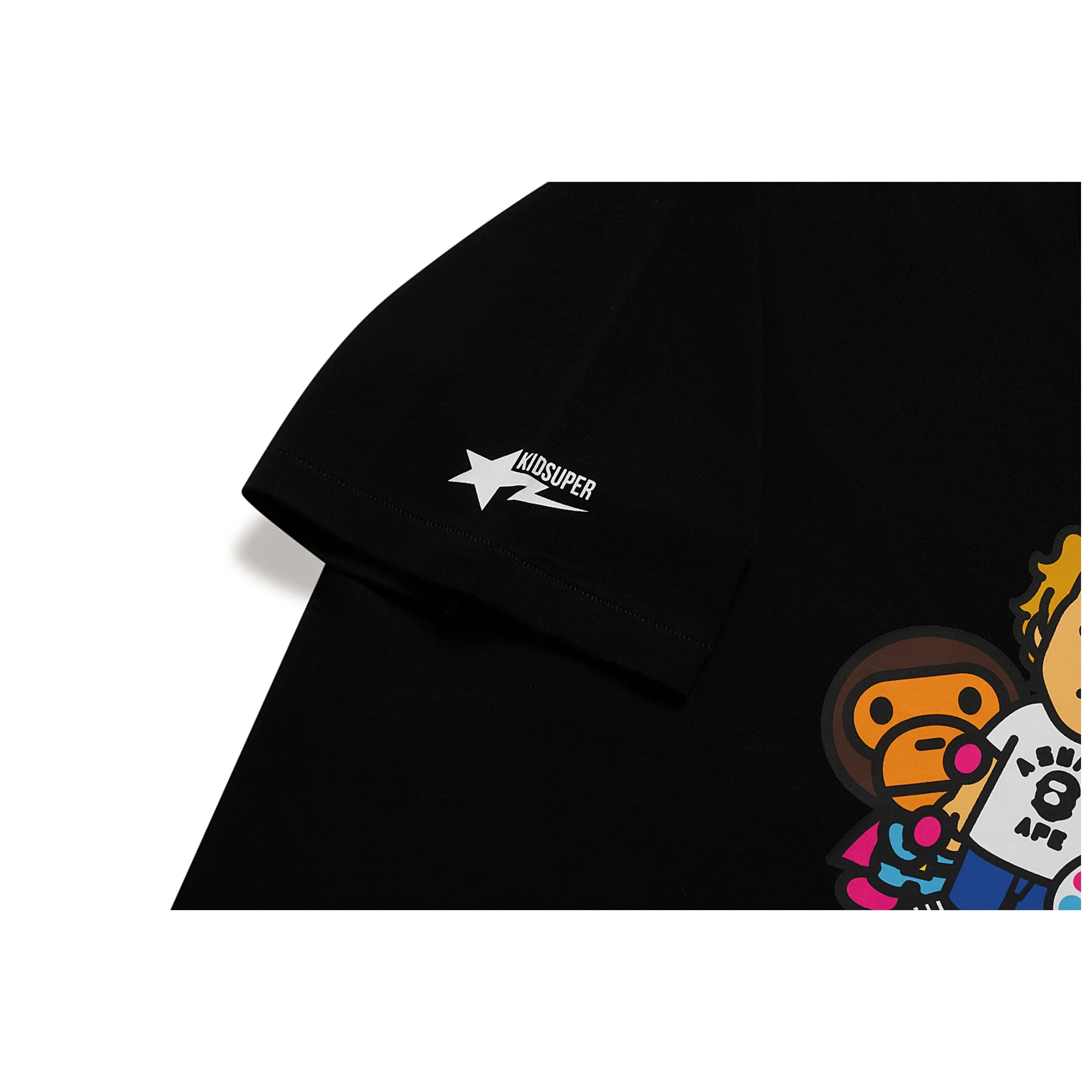 BAPE X KIDSUPER COLM & BABY MILO TEE [BLACK] - Image 2