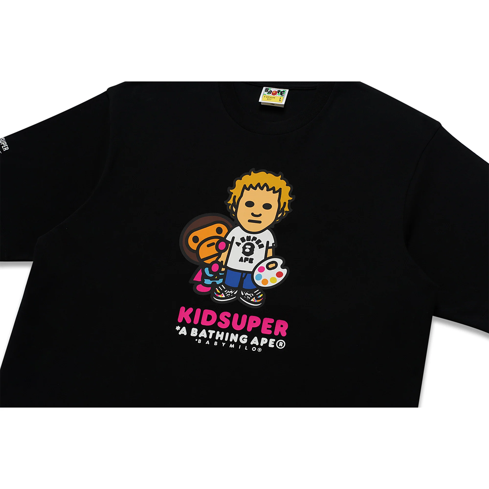 BAPE X KIDSUPER COLM & BABY MILO TEE [BLACK] - Image 3