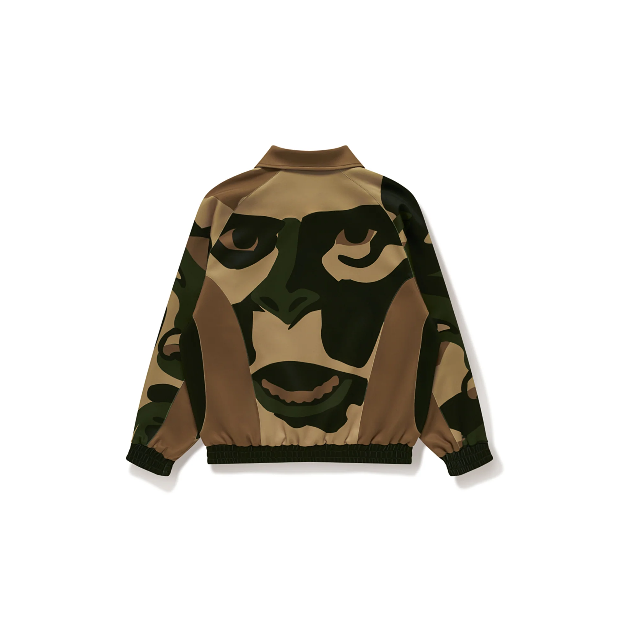 BAPE X KIDSUPER PATCHWORK TRACK JACKET [GREEN] - Image 4