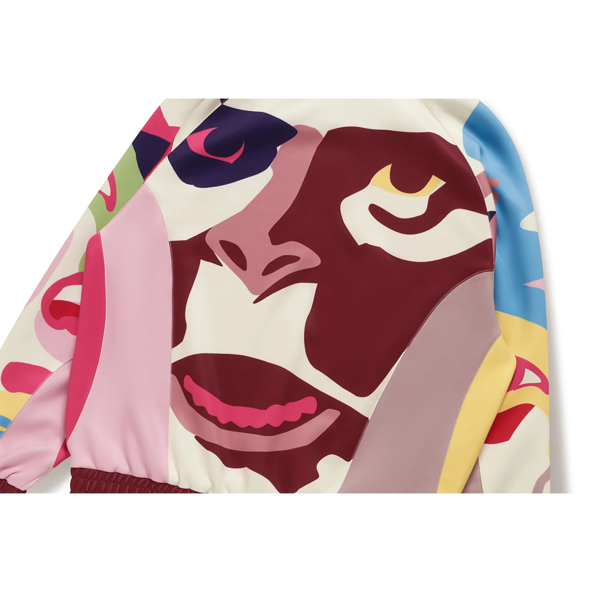 BAPE X KIDSUPER PATCHWORK TRACK JACKET [MULTI] - Image 2