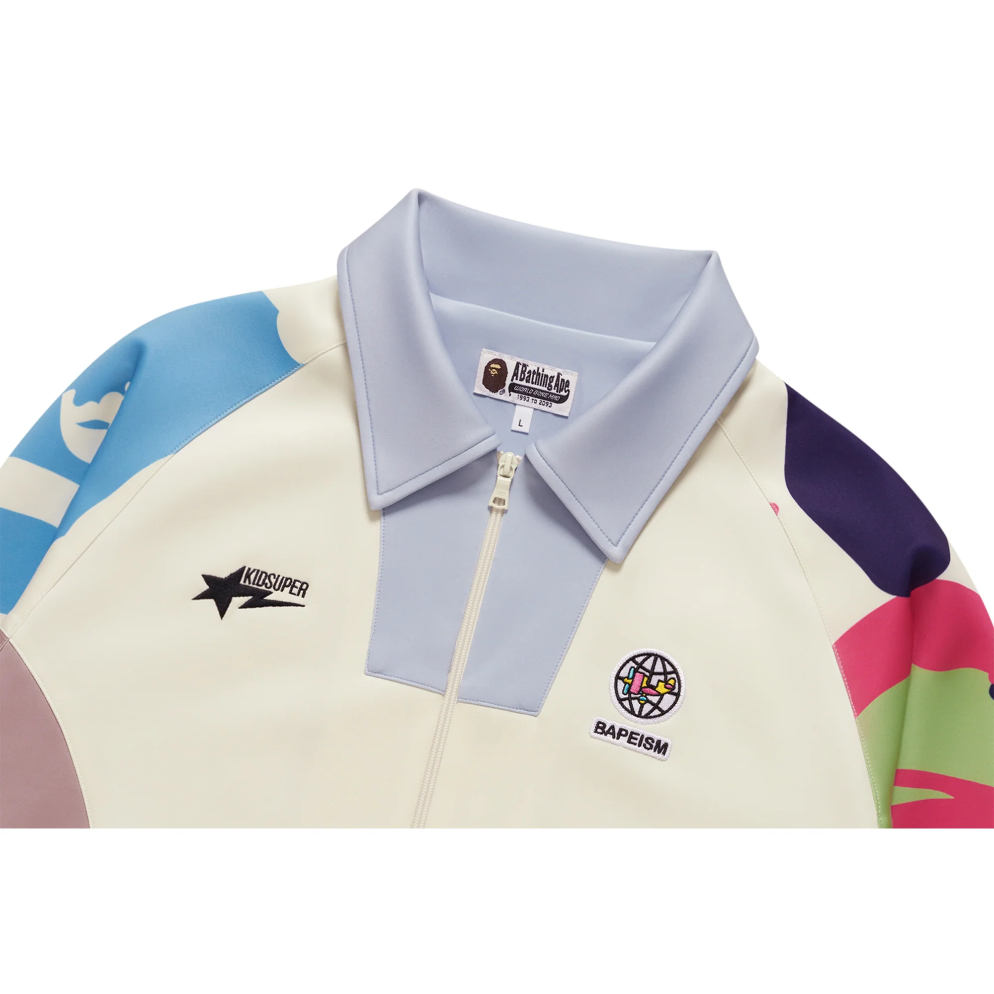 BAPE X KIDSUPER PATCHWORK TRACK JACKET [MULTI] - Image 3
