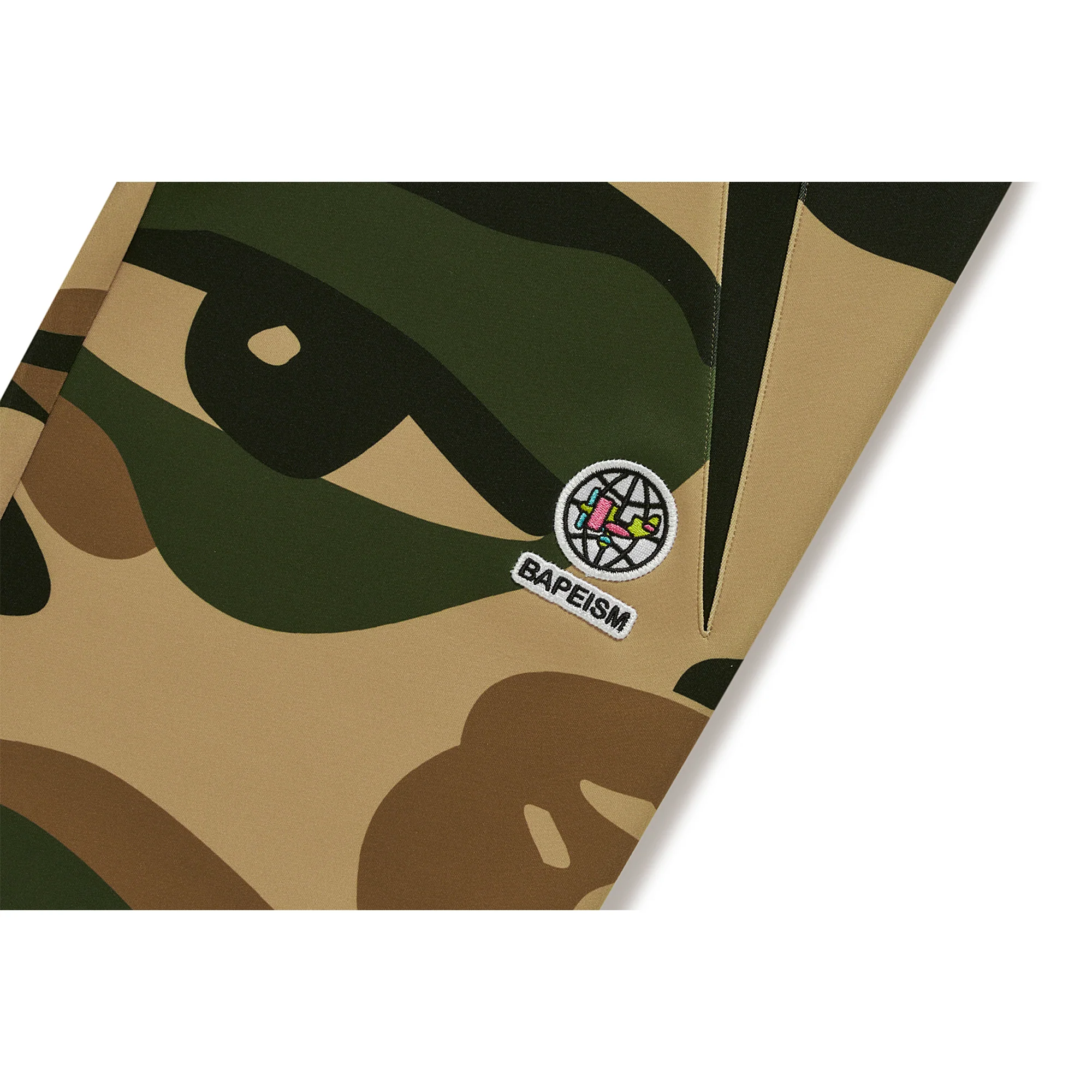 BAPE X KIDSUPER PATCHWORK TRACKPANTS [GREEN] - Image 3