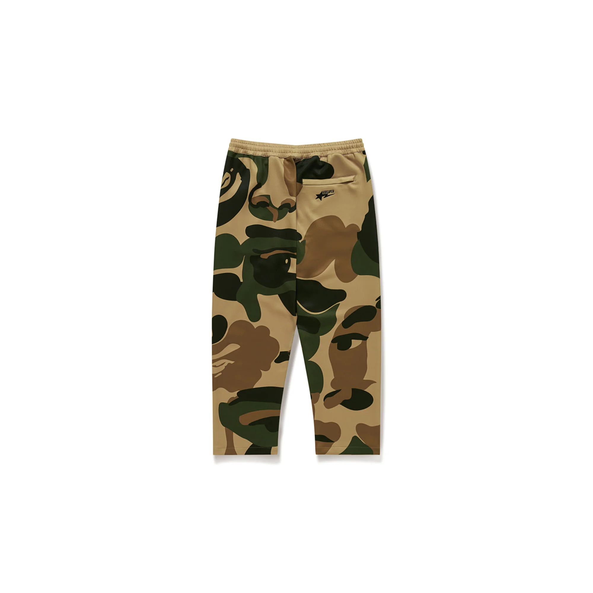 BAPE X KIDSUPER PATCHWORK TRACKPANTS [GREEN] - Image 4