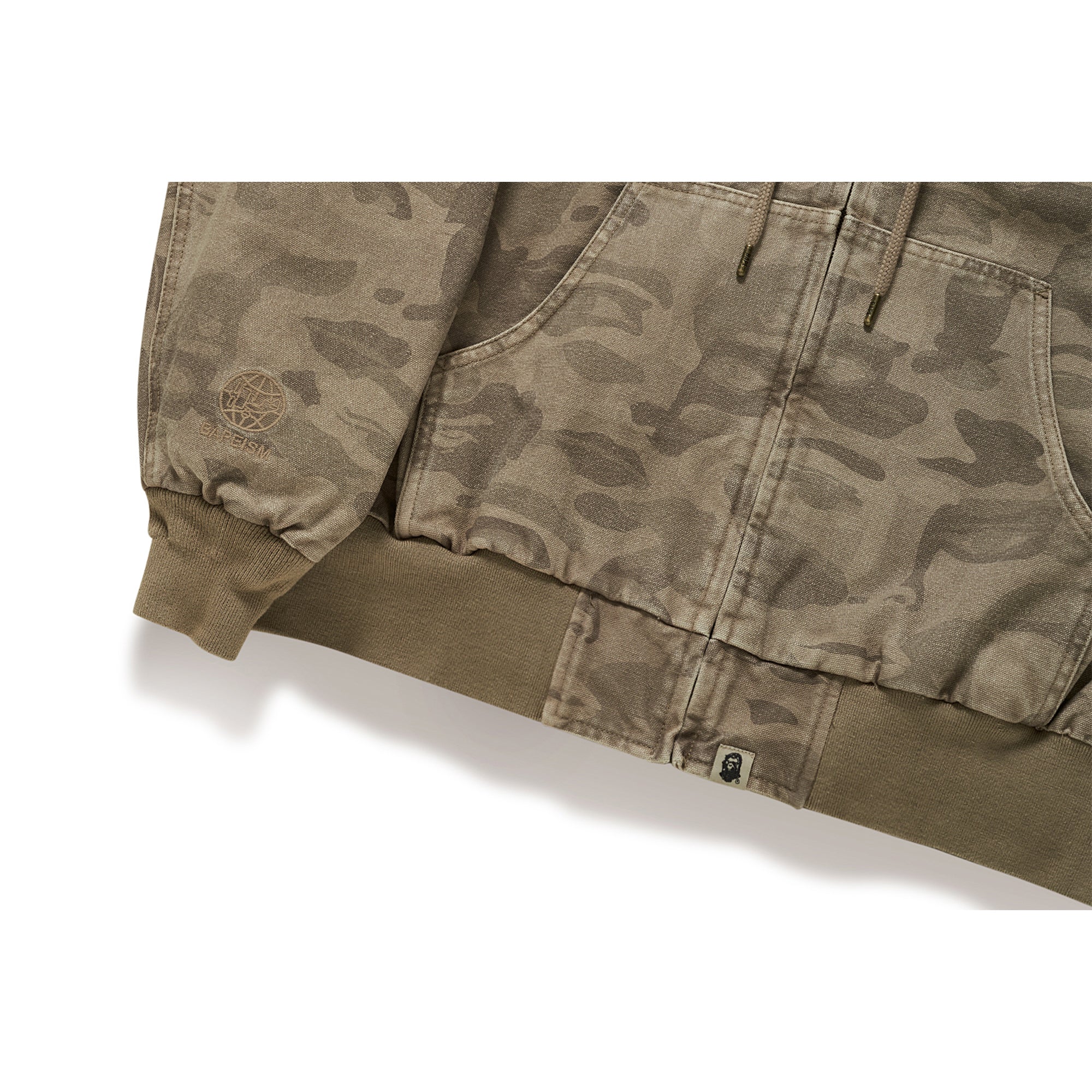 BAPE X KIDSUPER SOLID CAMO JACQUARD JACKET [BEIGE] - Image 4