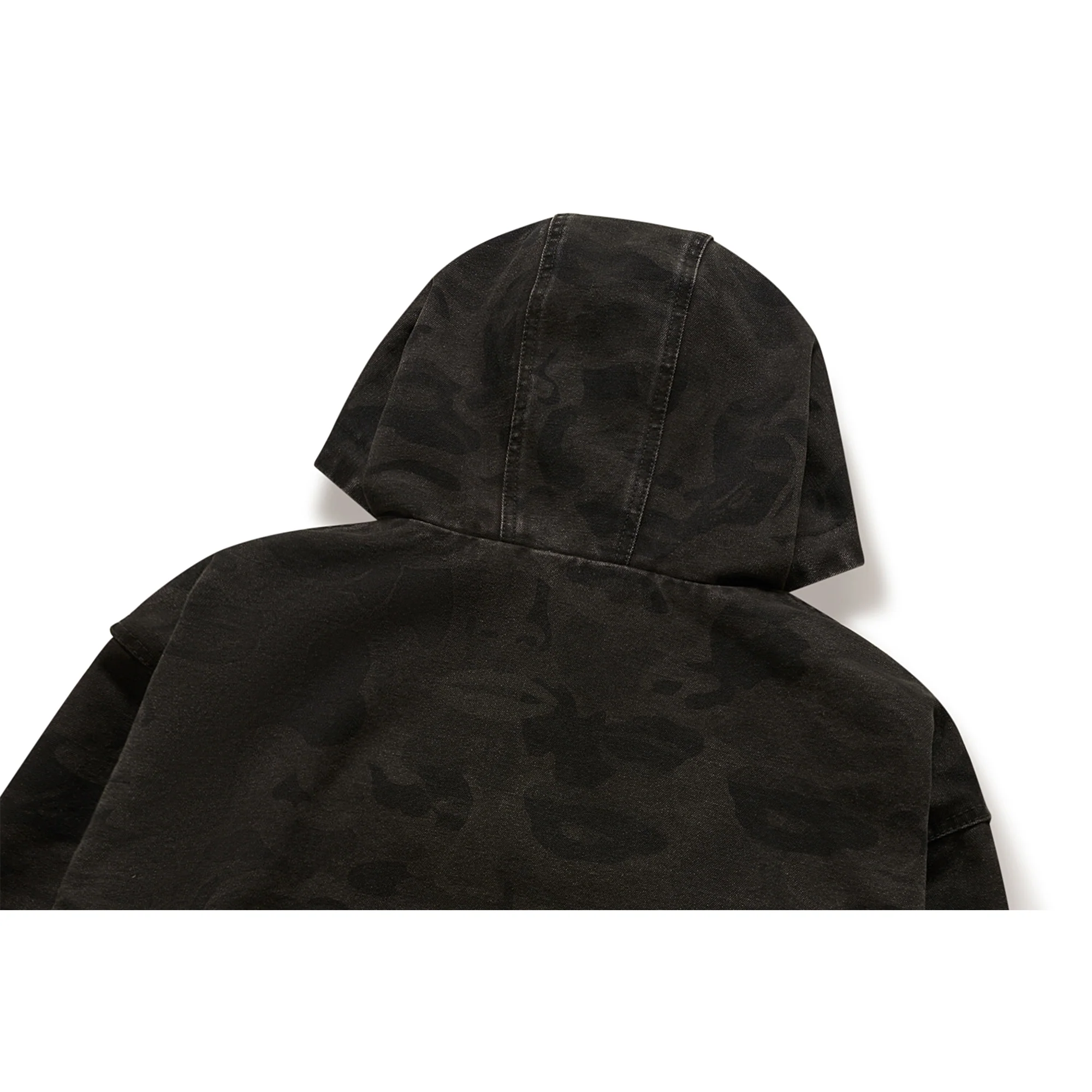 BAPE X KIDSUPER SOLID CAMO JACQUARD JACKET [BLACK] - Image 5