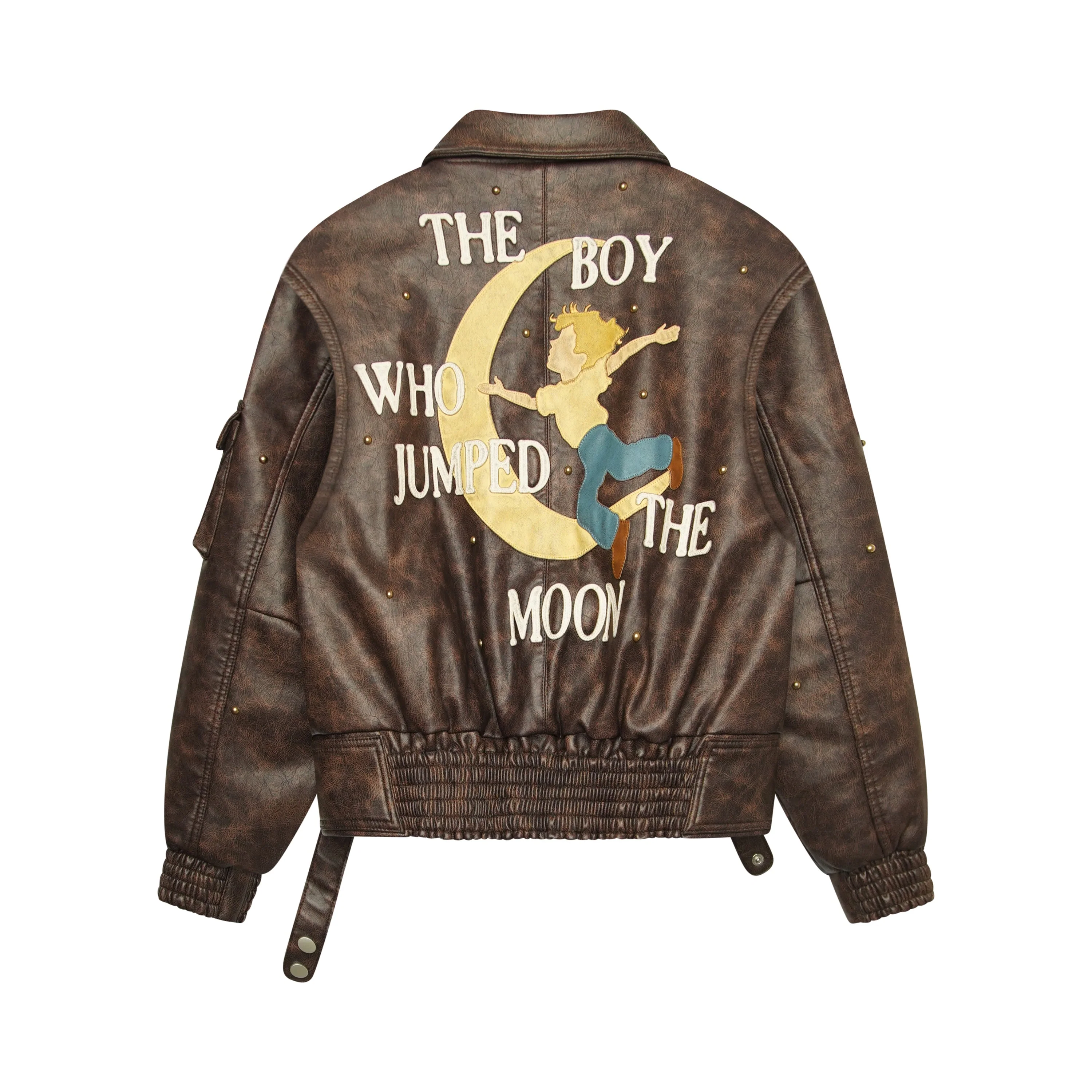 Boy Who Jumped Over The Moon Jacket [Brown] - Image 2