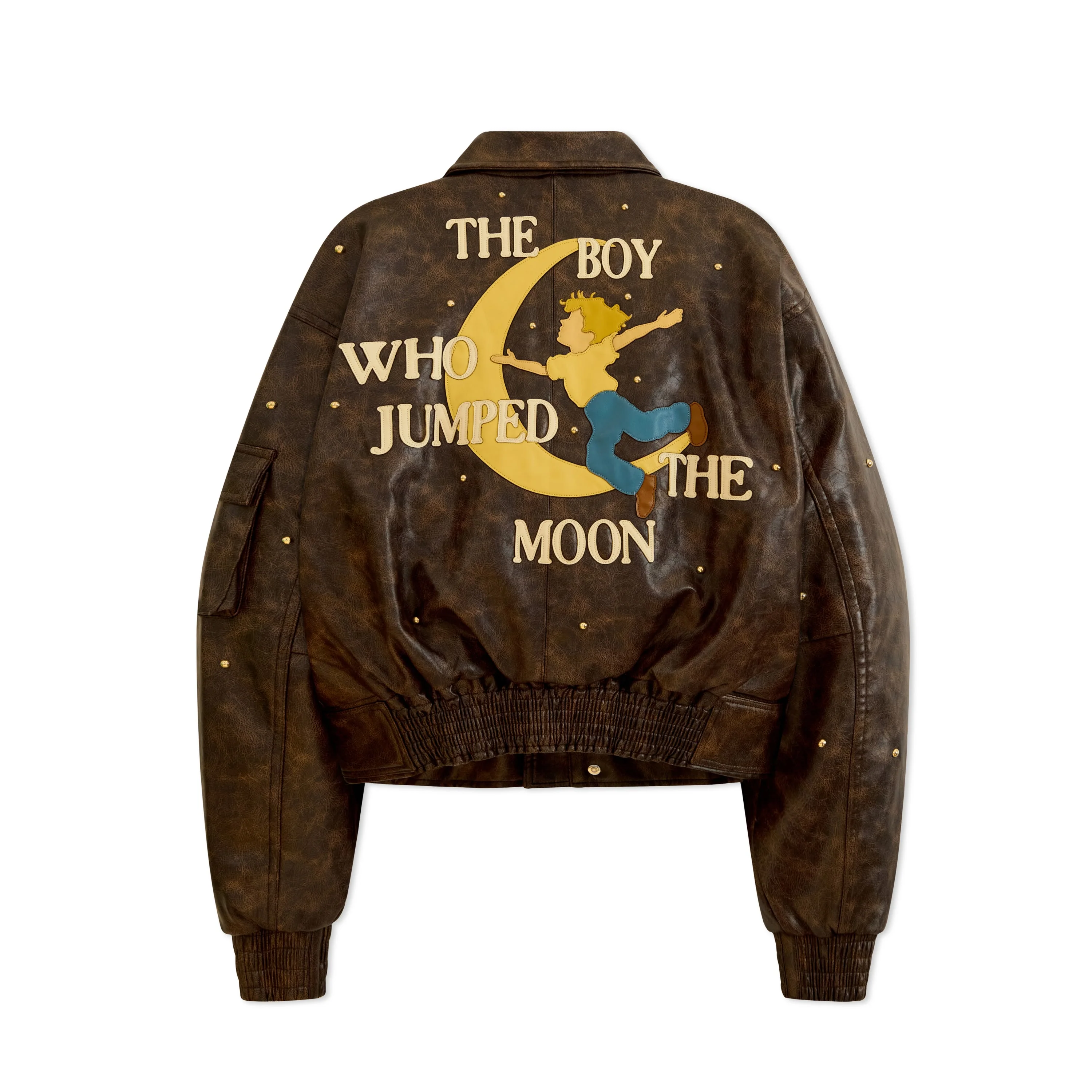Boy Who Jumped Over The Moon Jacket [Brown] - Image 9