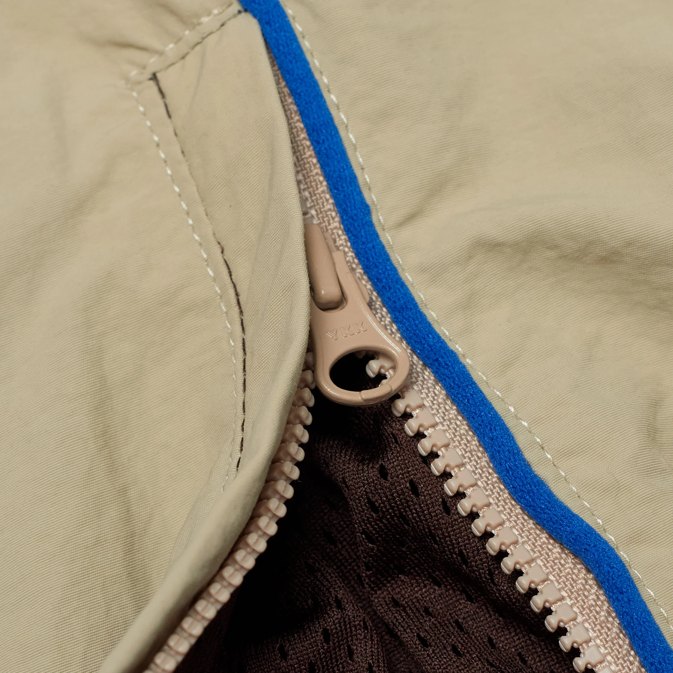 Brooklyn Botanics Nylon Tracksuit Bottoms [Brown/Blue] - Image 3