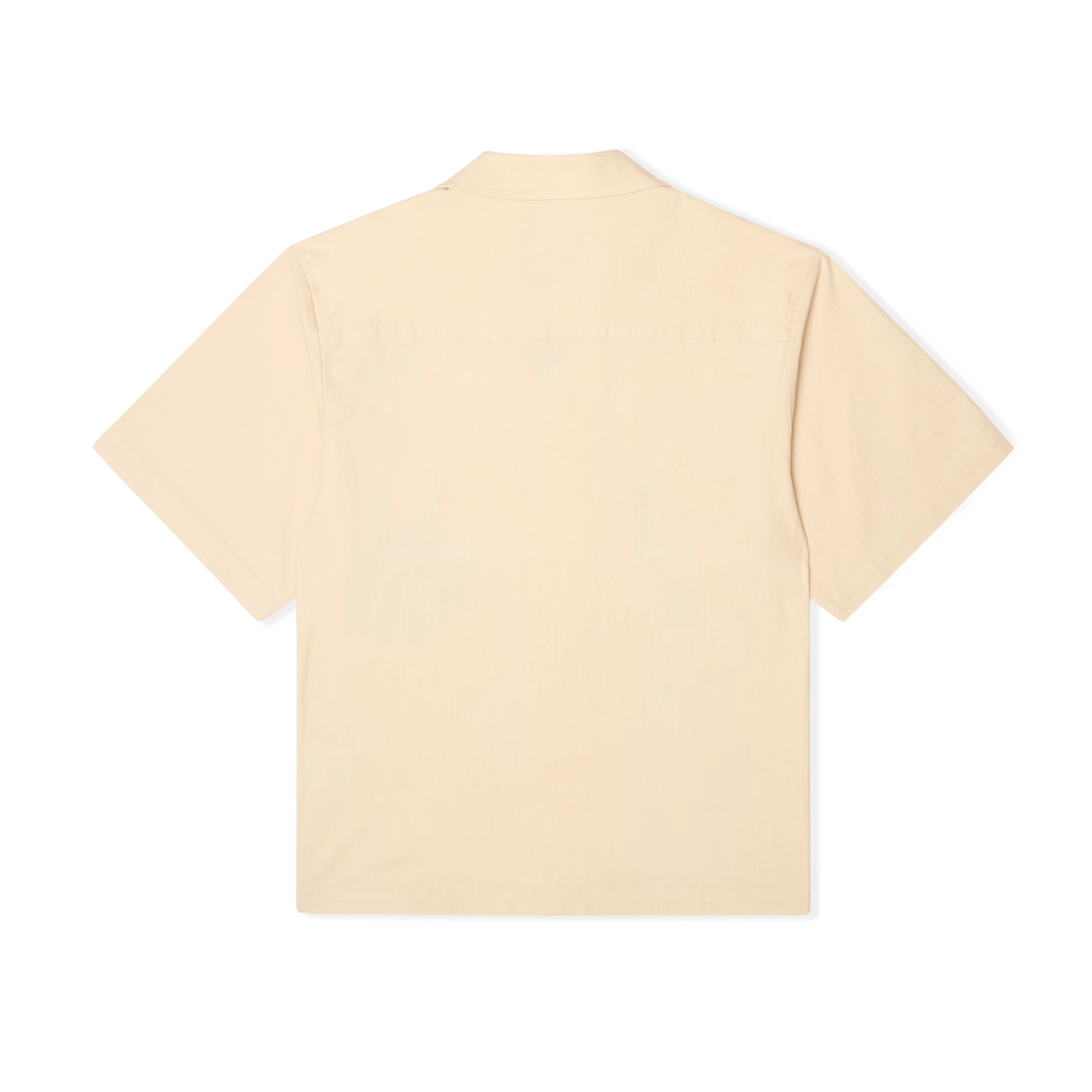 Circus sketches Linen Camp Shirt [Natural] - Image 3