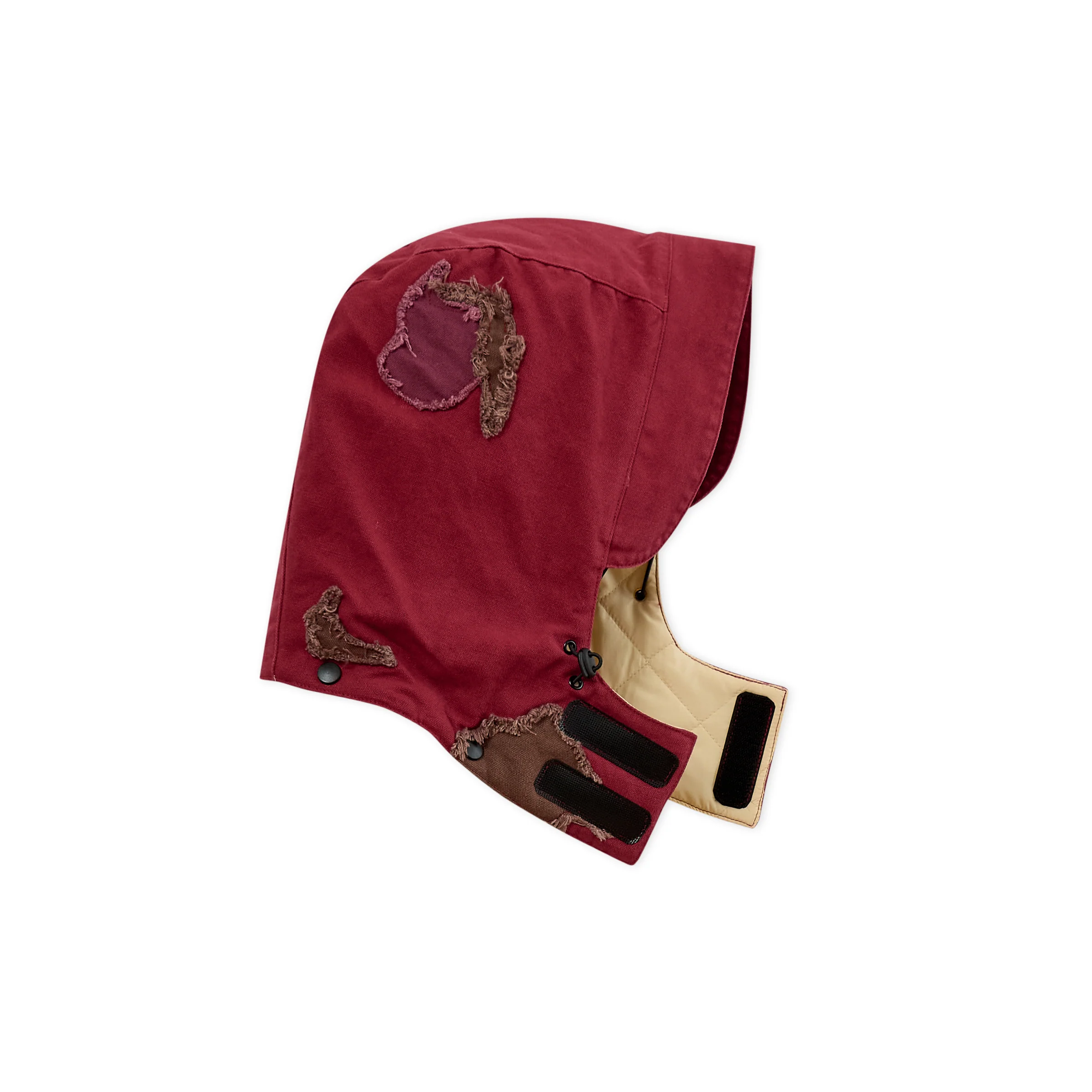 Collaged Man Puffer [Burgundy] - Image 5