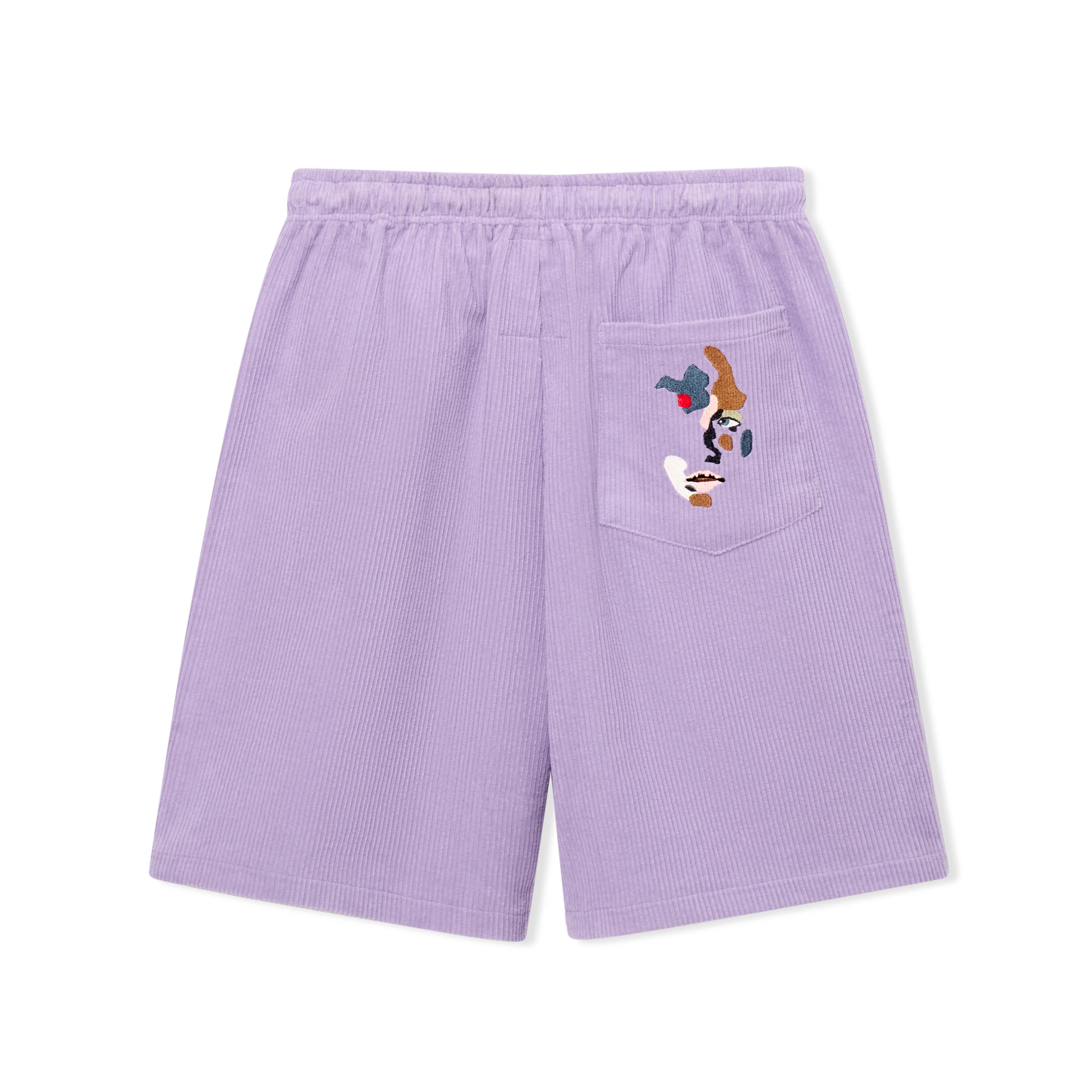 Corduroy Suit Shorts [Purple] - Image 2