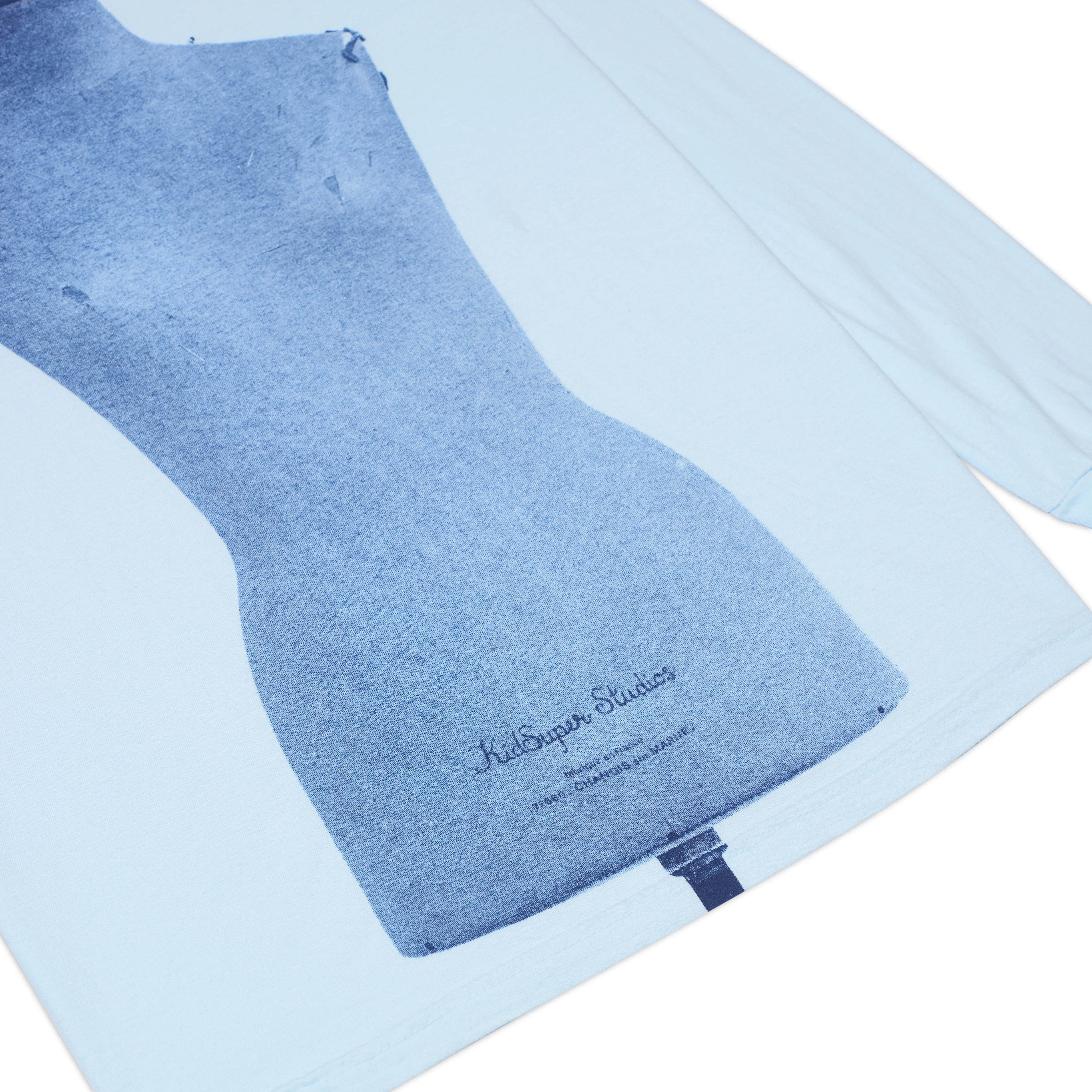 Dress Form Longsleeve Tee [Baby Blue] - Image 3