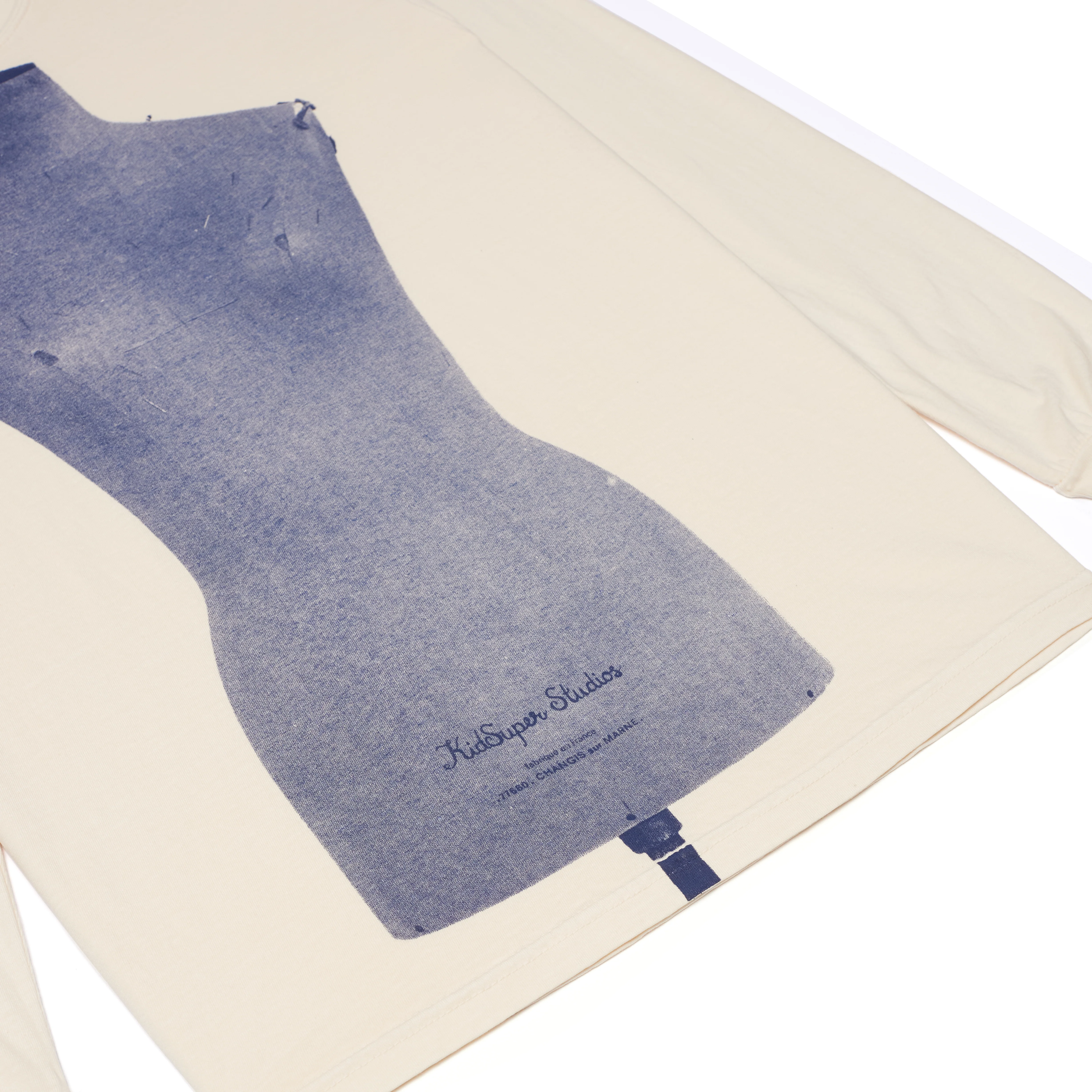Dress Form Longsleeve Tee [Cream] - Image 3