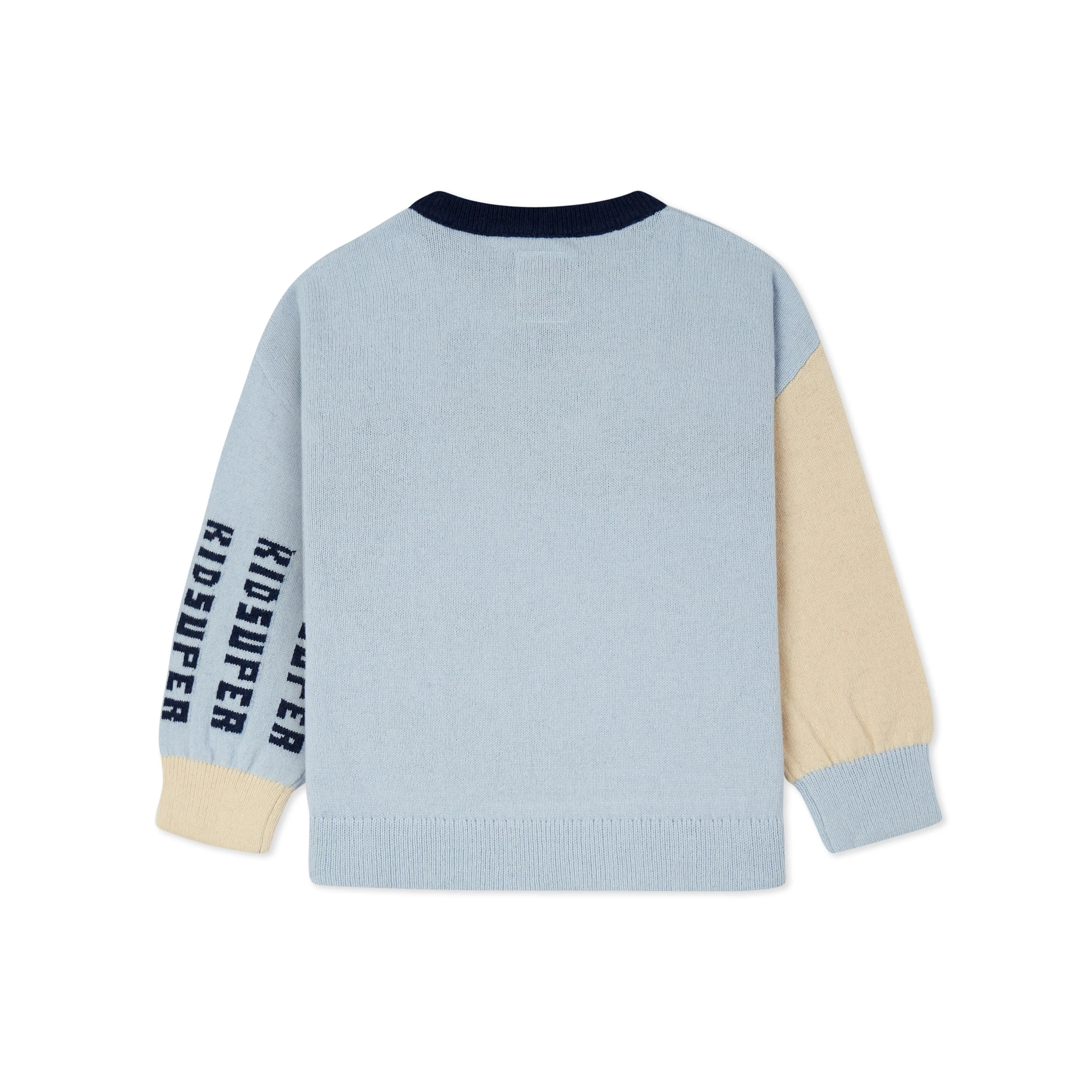 Face Boxy Sweater [Baby Blue] - Image 3