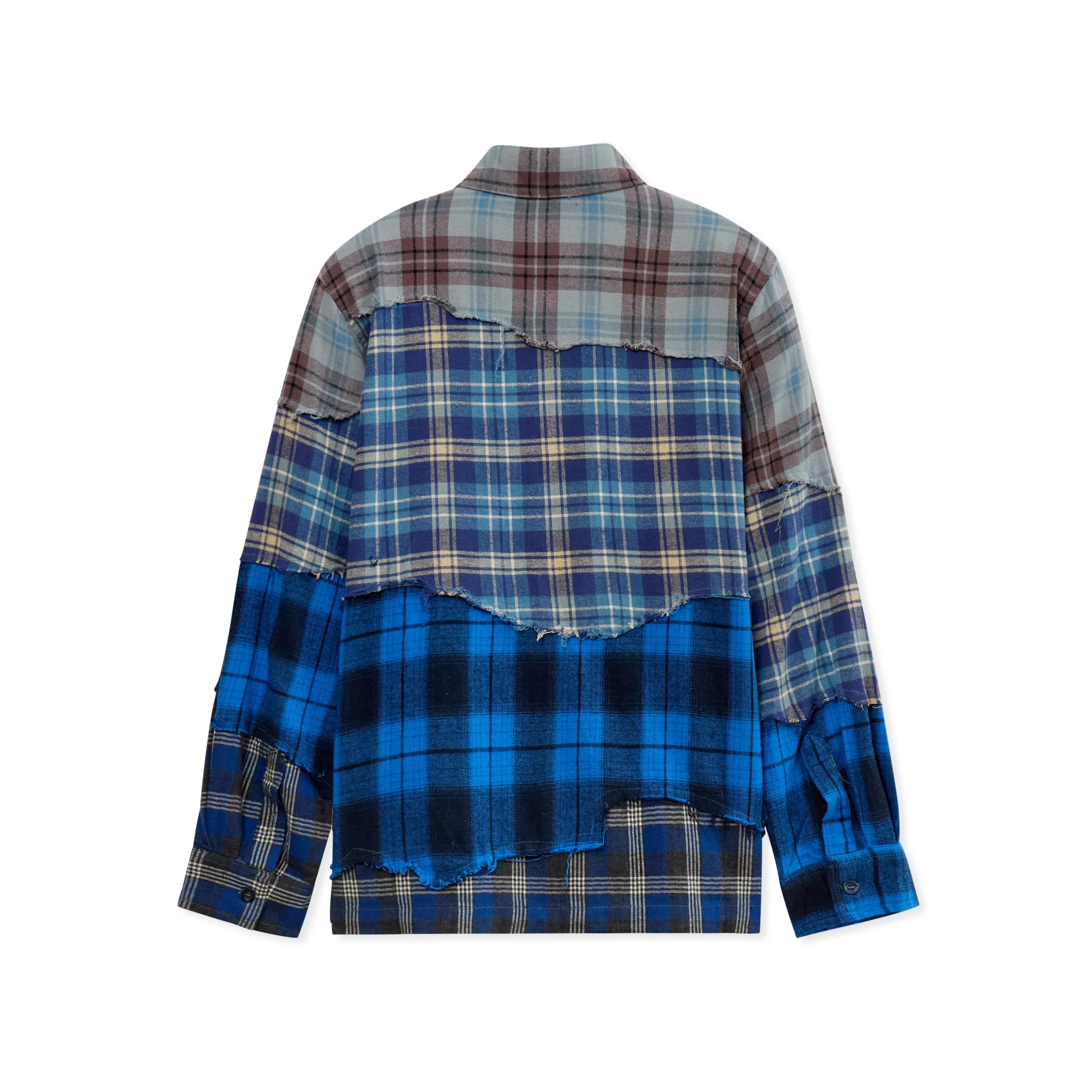 Face Patchwork Flannel [Blue] - Image 2
