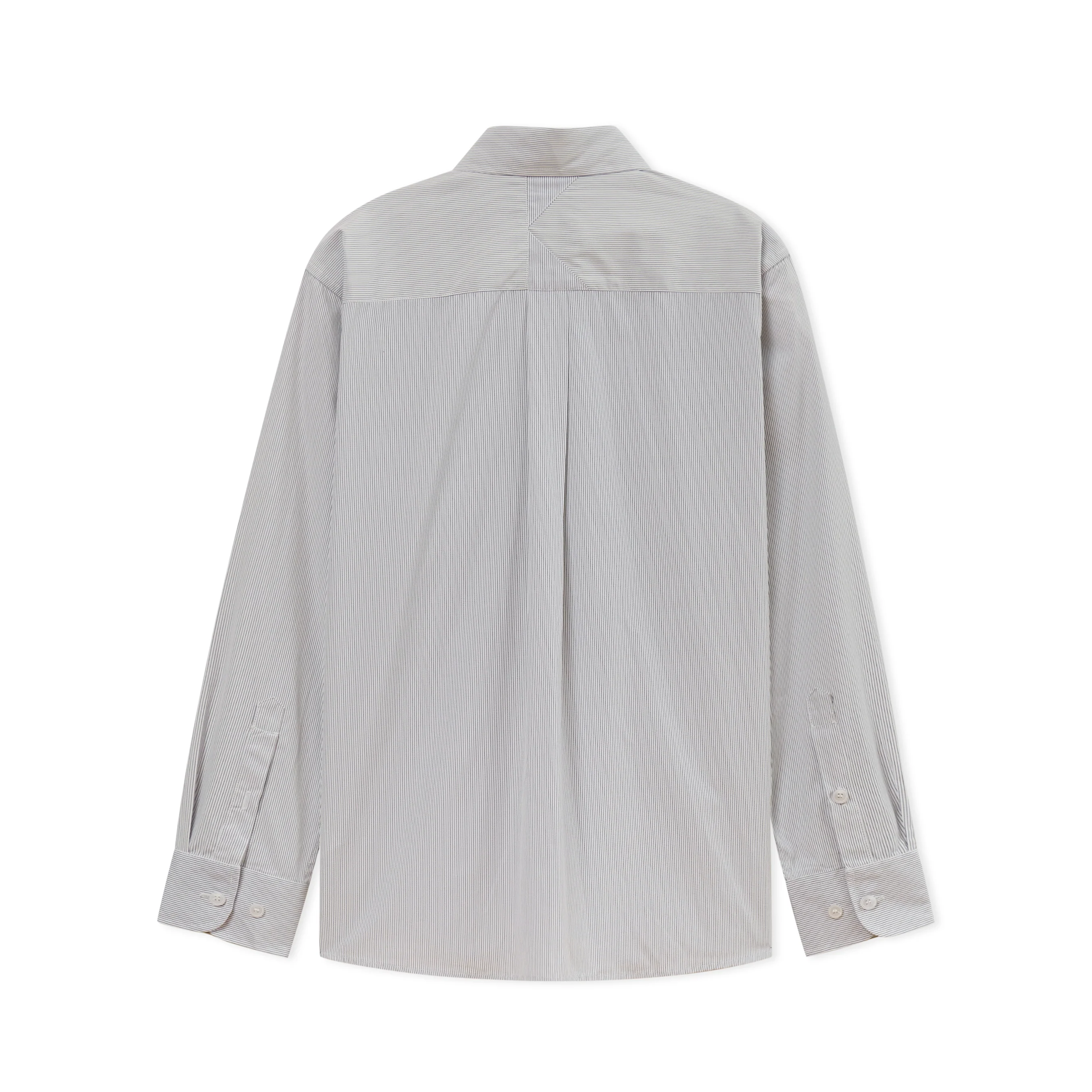 Face Stripe Button Up [Blue Stripe] - Image 2