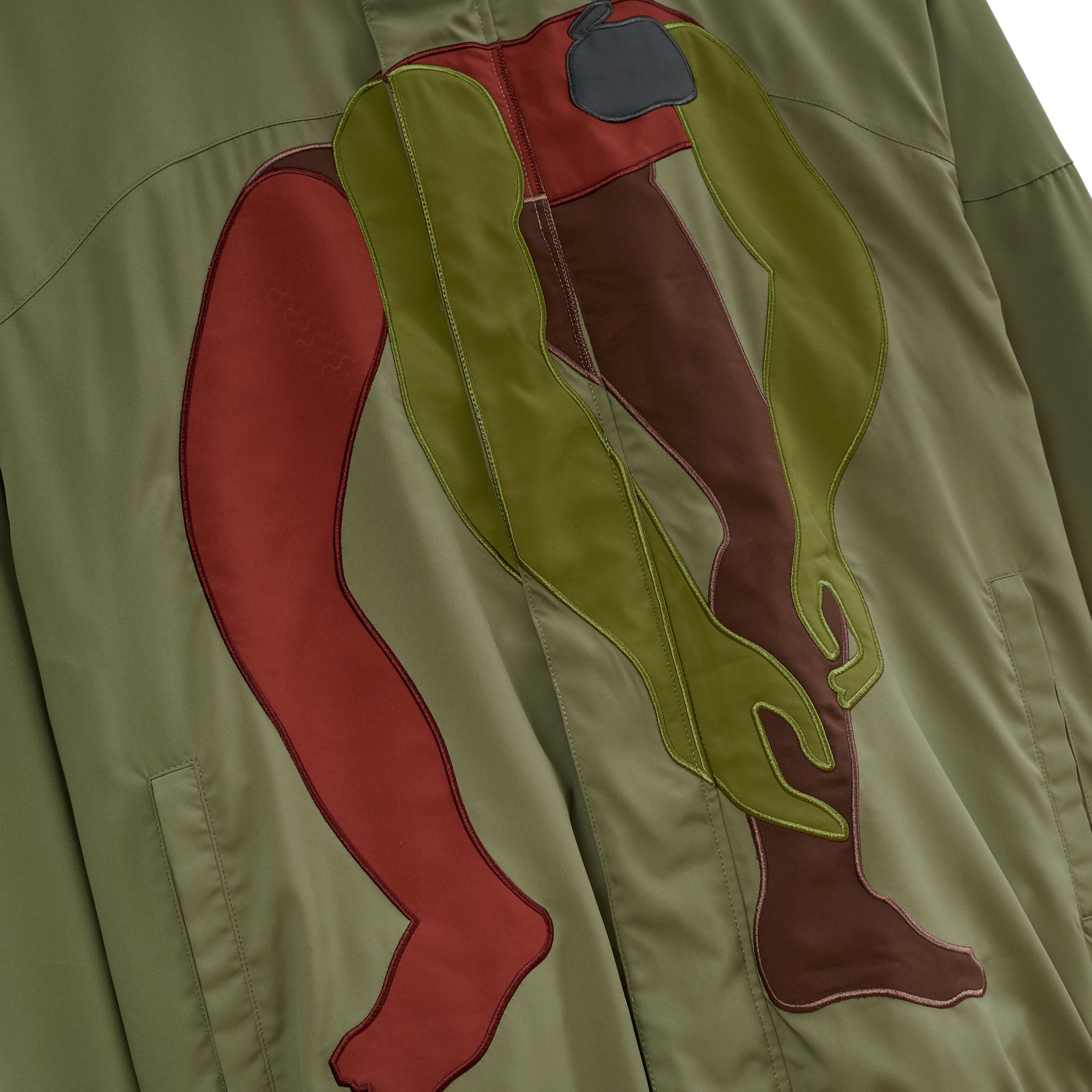 Falling Guy Insulated Windbreaker [Green] - Image 3