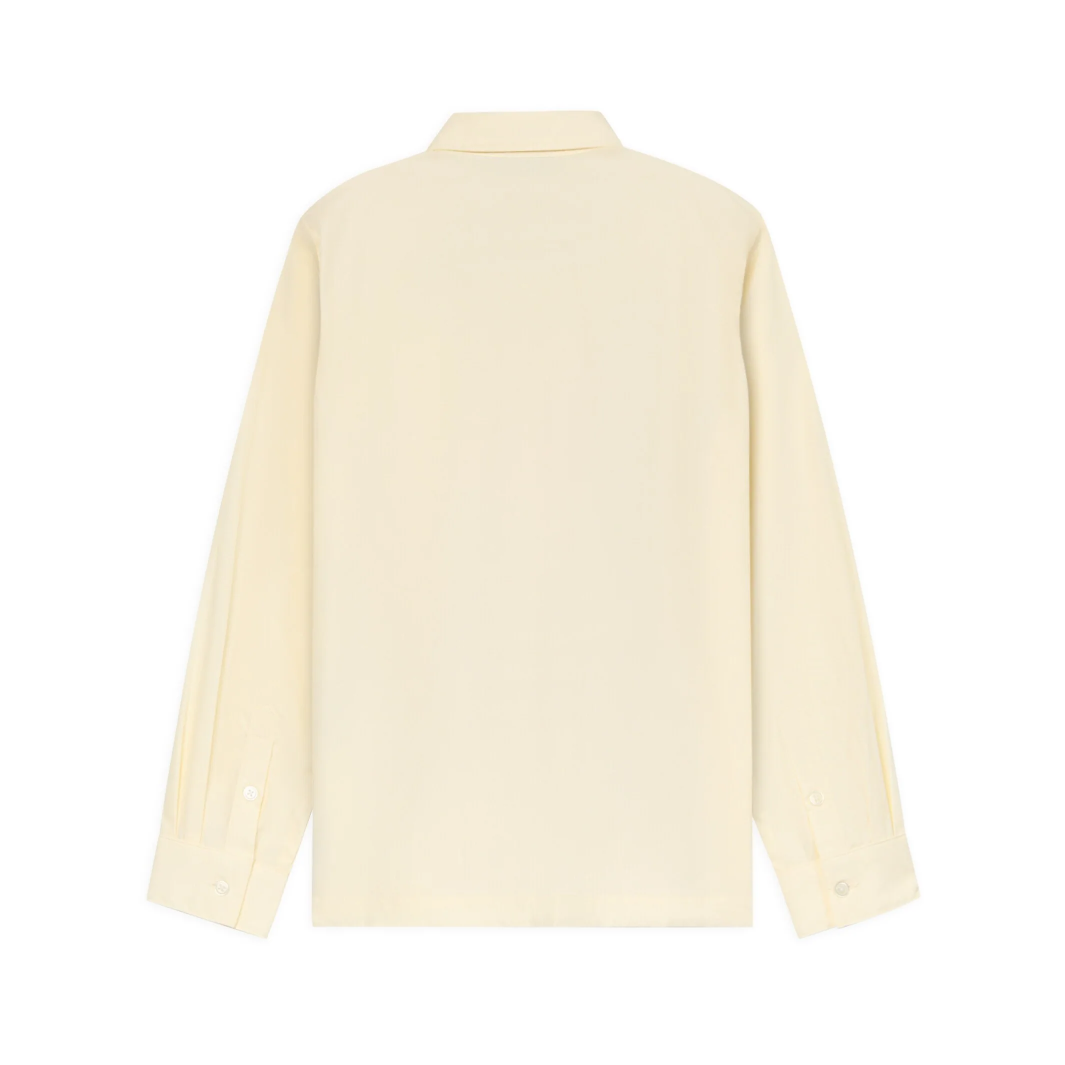 Flower Applique Button Up Shirt [White] - Image 2