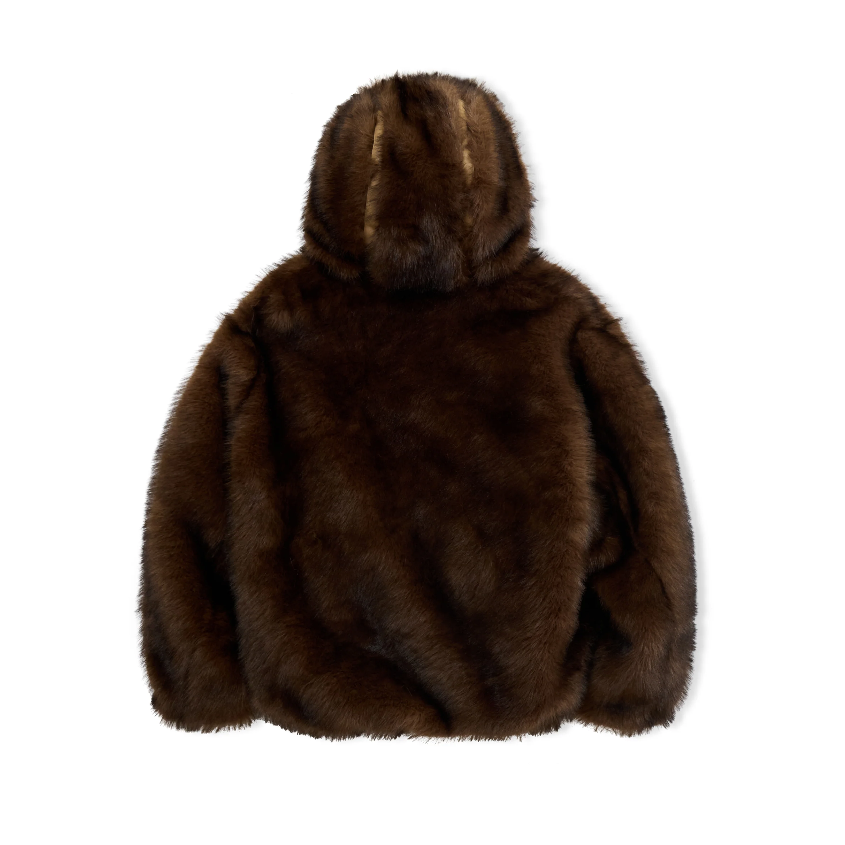 Fur Hoodie [Brown] - Image 3