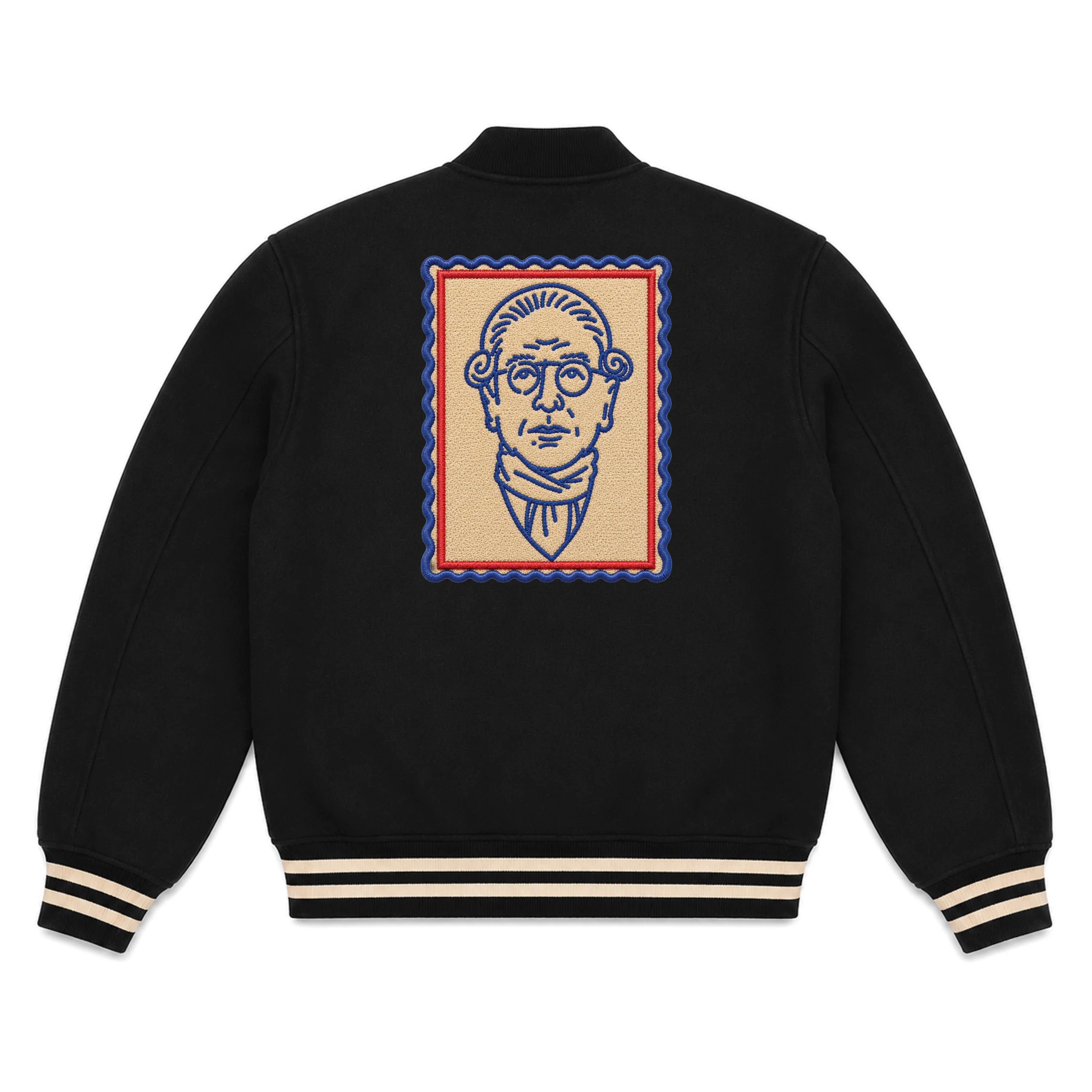 HBOⓇ Original’s LIFE, LARRY & THE PURSUIT OF UNHAPPINESS x KIDSUPER LETTERMAN JACKET [PREORDER] - Image 2