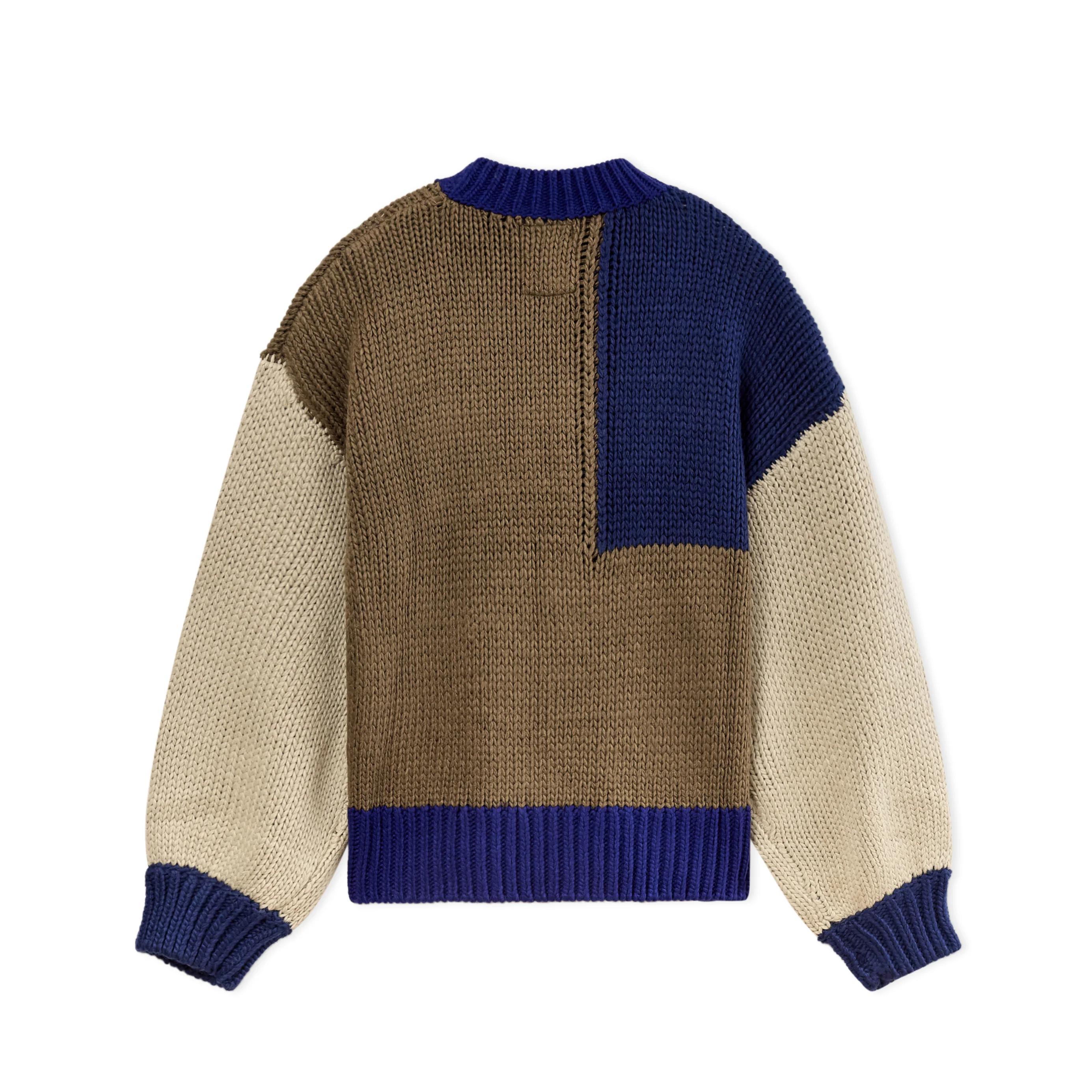 Heavy Gauge Girl in Stripes Sweater [Blue] - Image 2