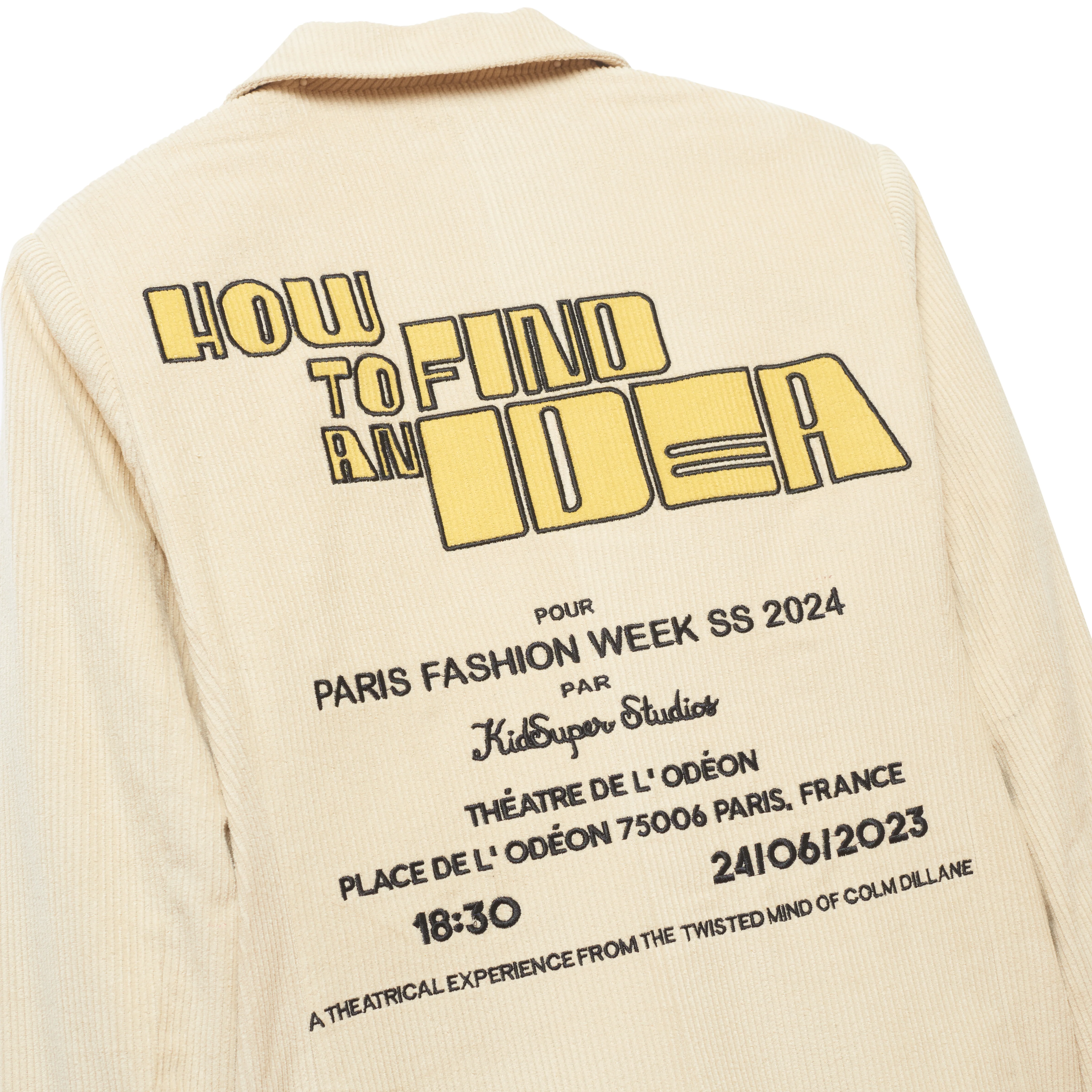 How to Find an Idea Poster Suit Top [Beige] - Image 3