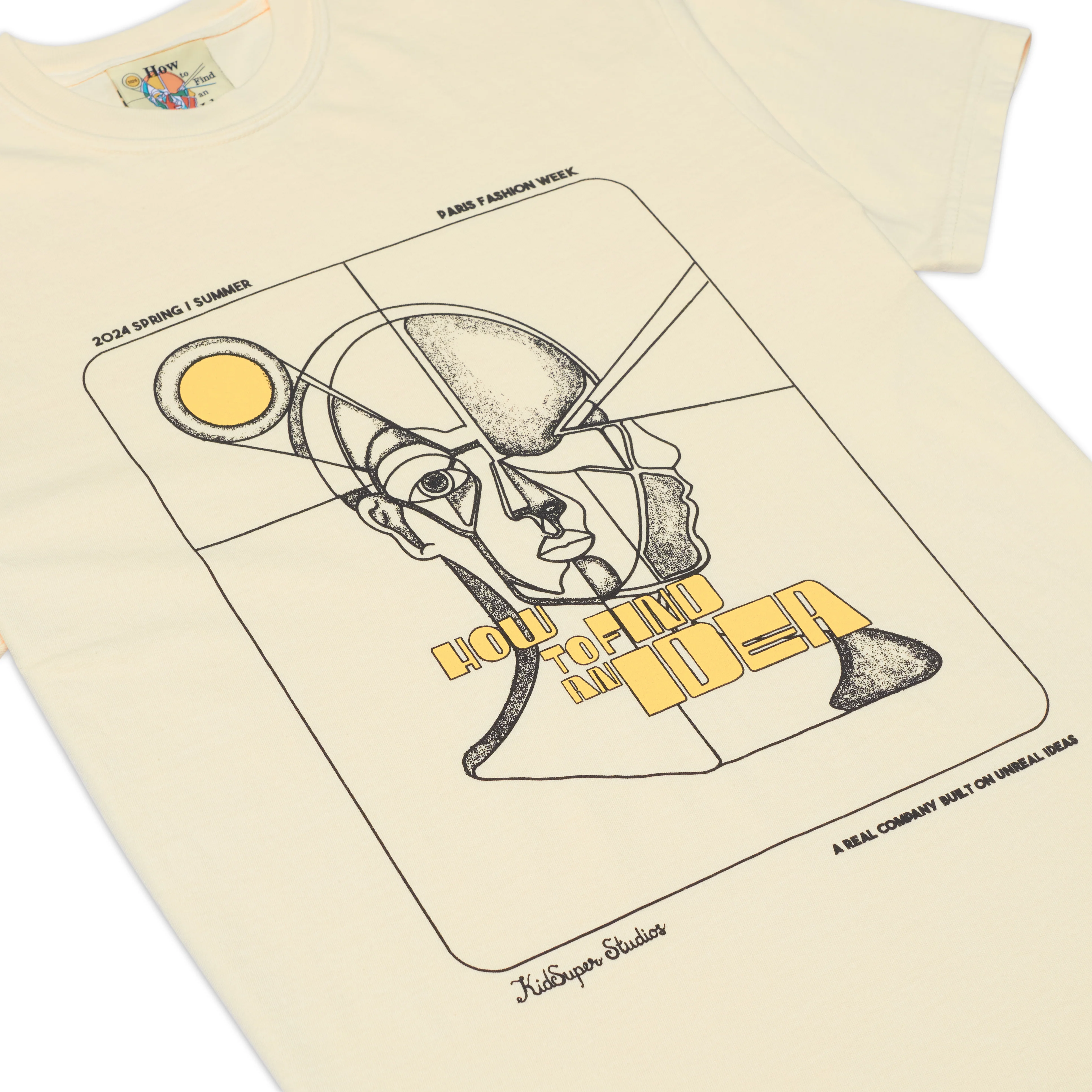 How To Find an Idea Poster Tee [Cream] - Image 3