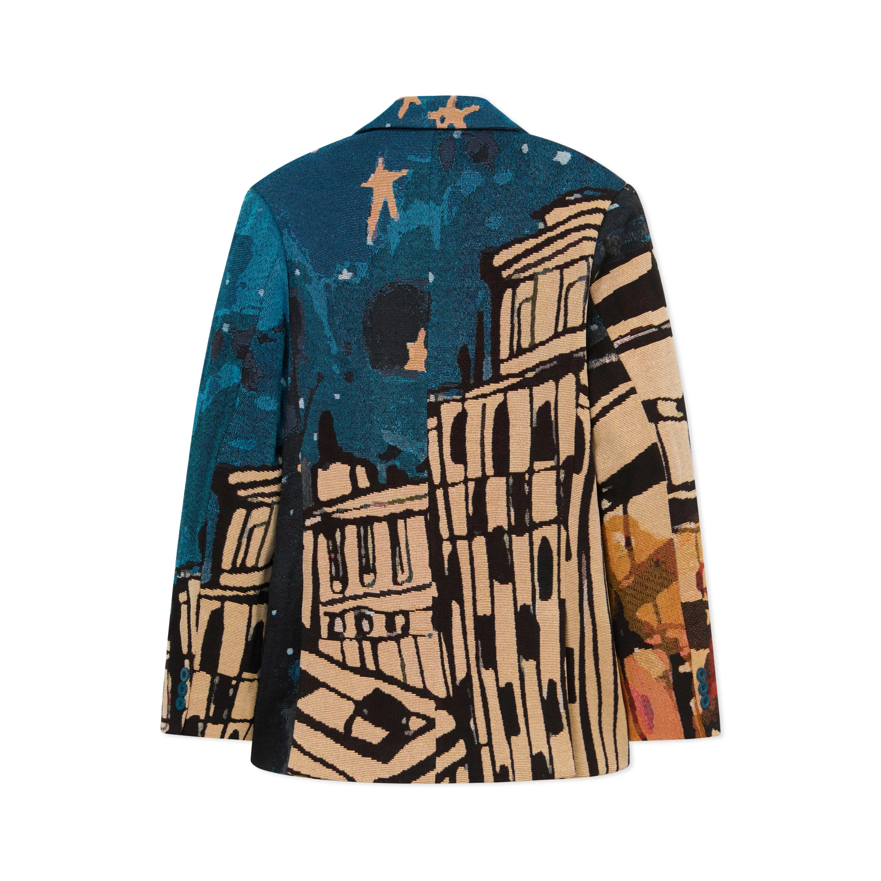 Jacquard Boy Who Jumped The Moon Jacket [Multi] - Image 2