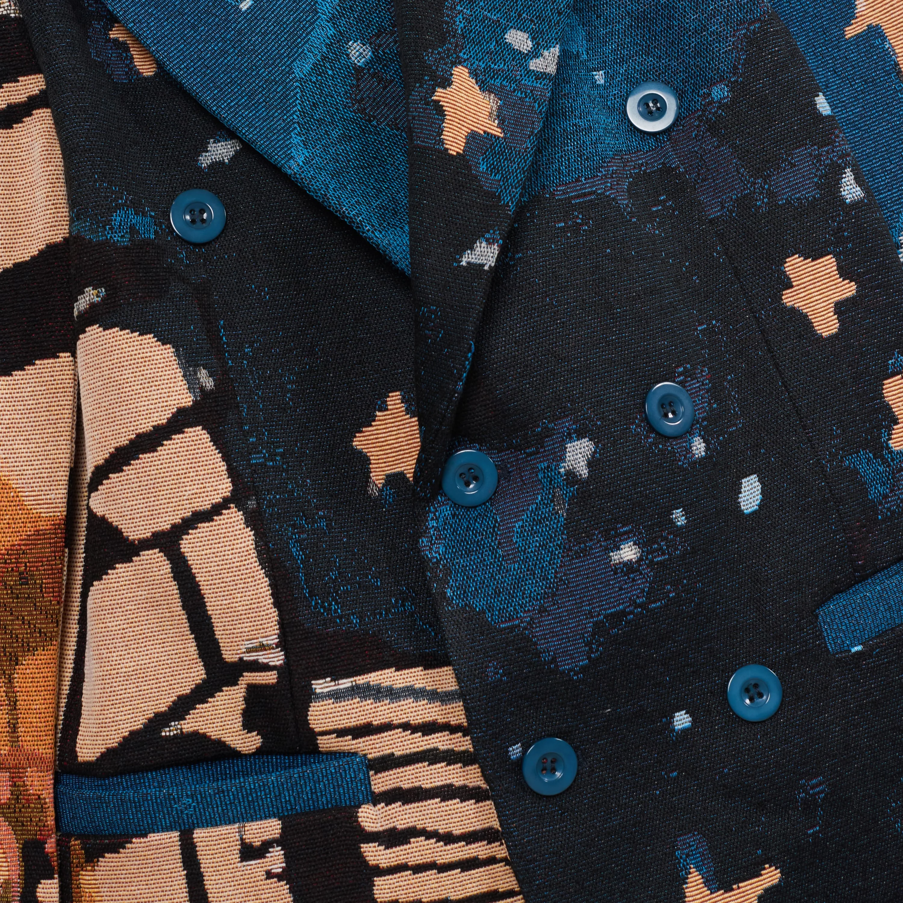 Jacquard Boy Who Jumped The Moon Jacket [Multi] - Image 3
