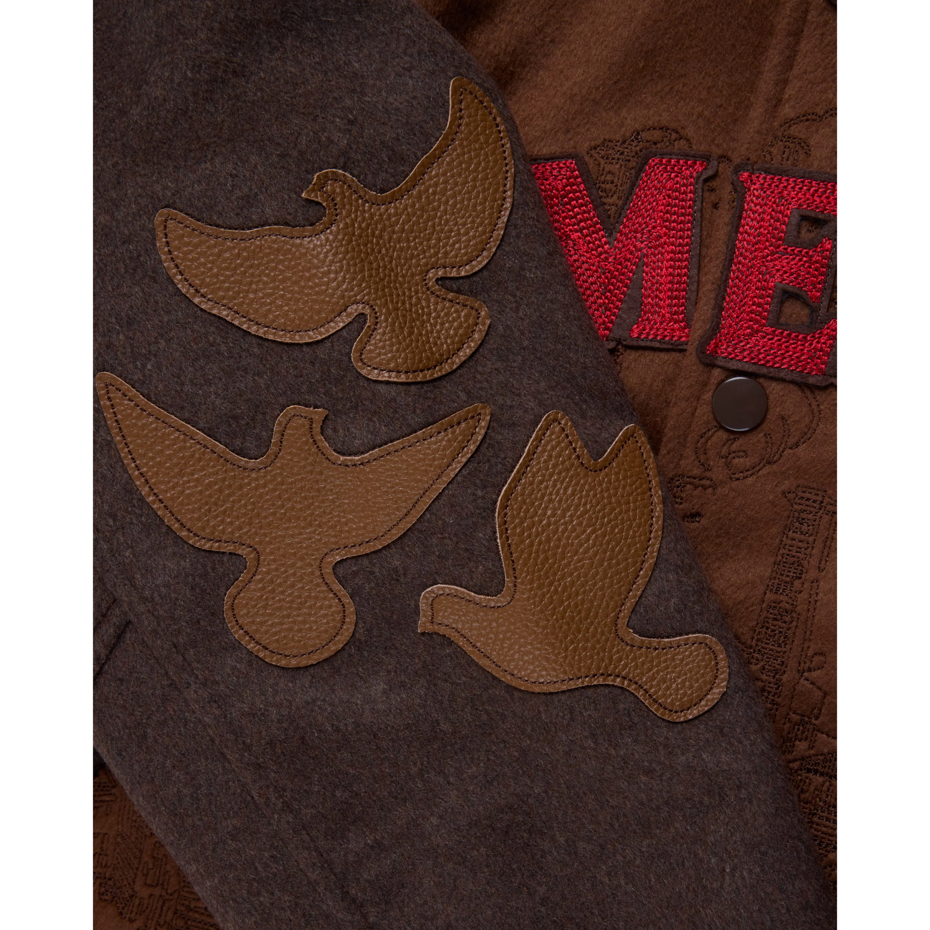 Jameson x KidSuper Wool Varsity Jacket [Brown] - Image 6