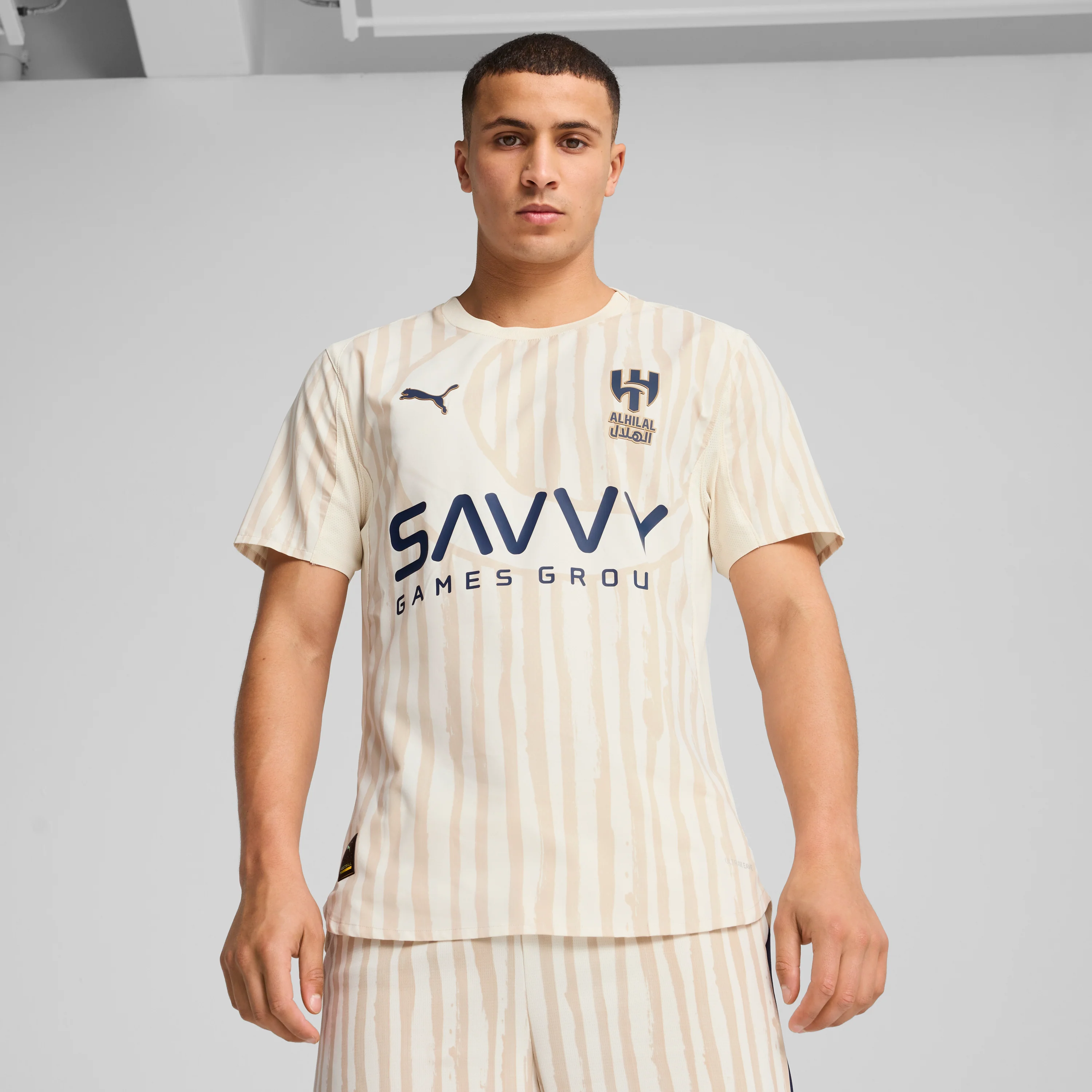 Al-Hilal Saudi FC Jersey Authentic [box] [Alpine Snow/Club Navy] - Image 4