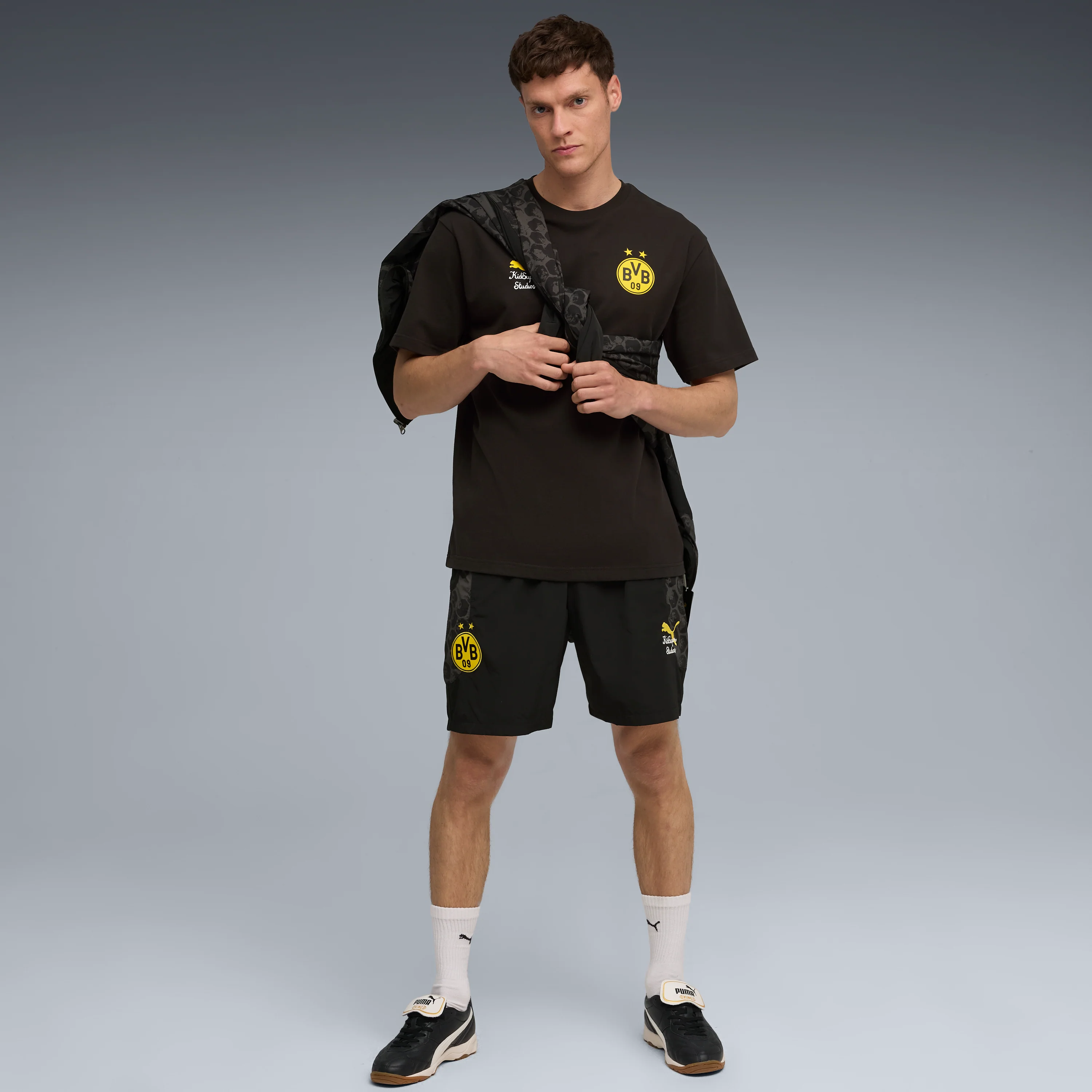 KIDSUPER BVB Dortmund TEE PUMA [Black/Faster Yellow] - Image 5