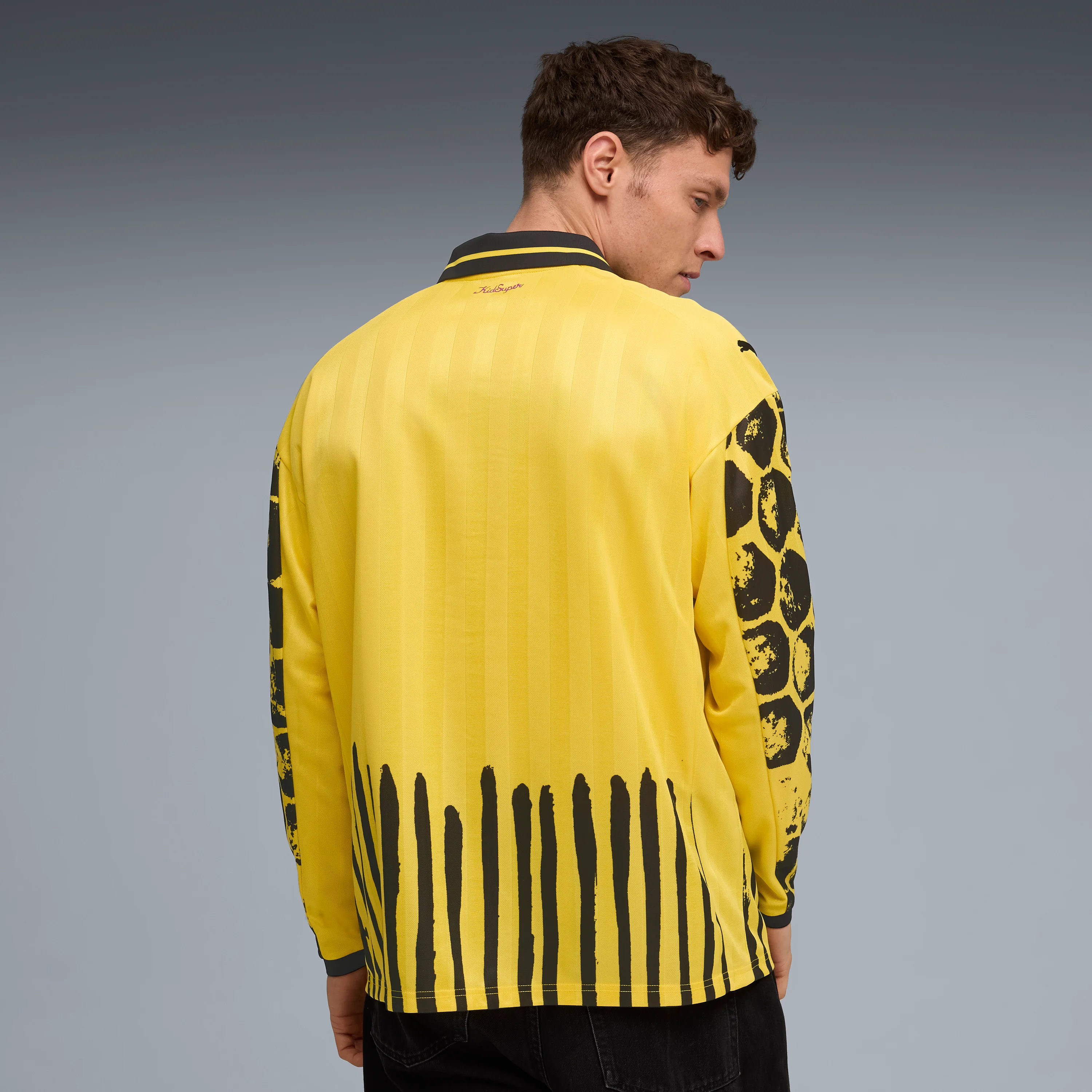 BVB Dortmund LS RETRO SHIRT [Faster Yellow/PUMA Black] - Image 6