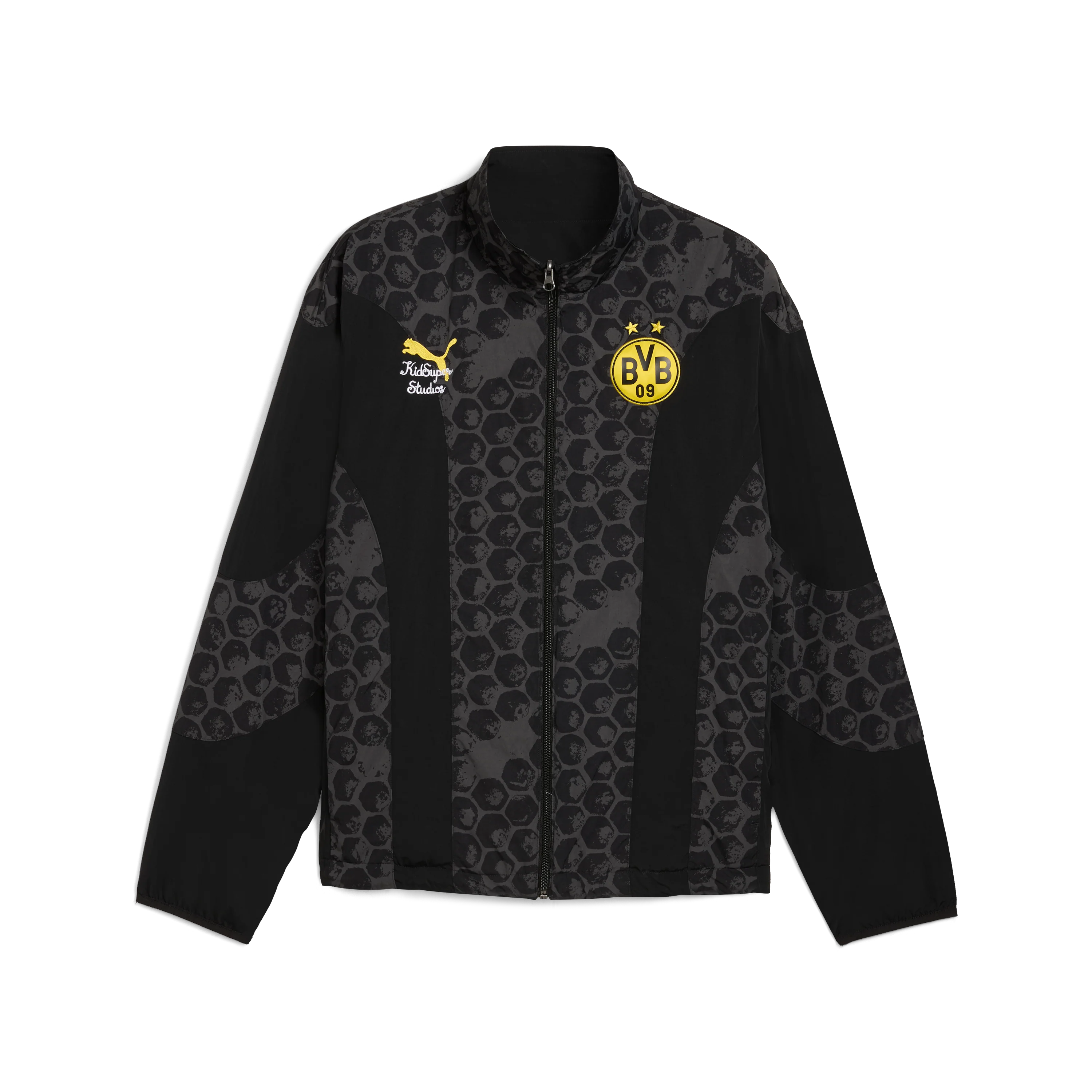 BVB Dortmund REVERSIBLE JACKET [PUMA Black/Faster Yellow]