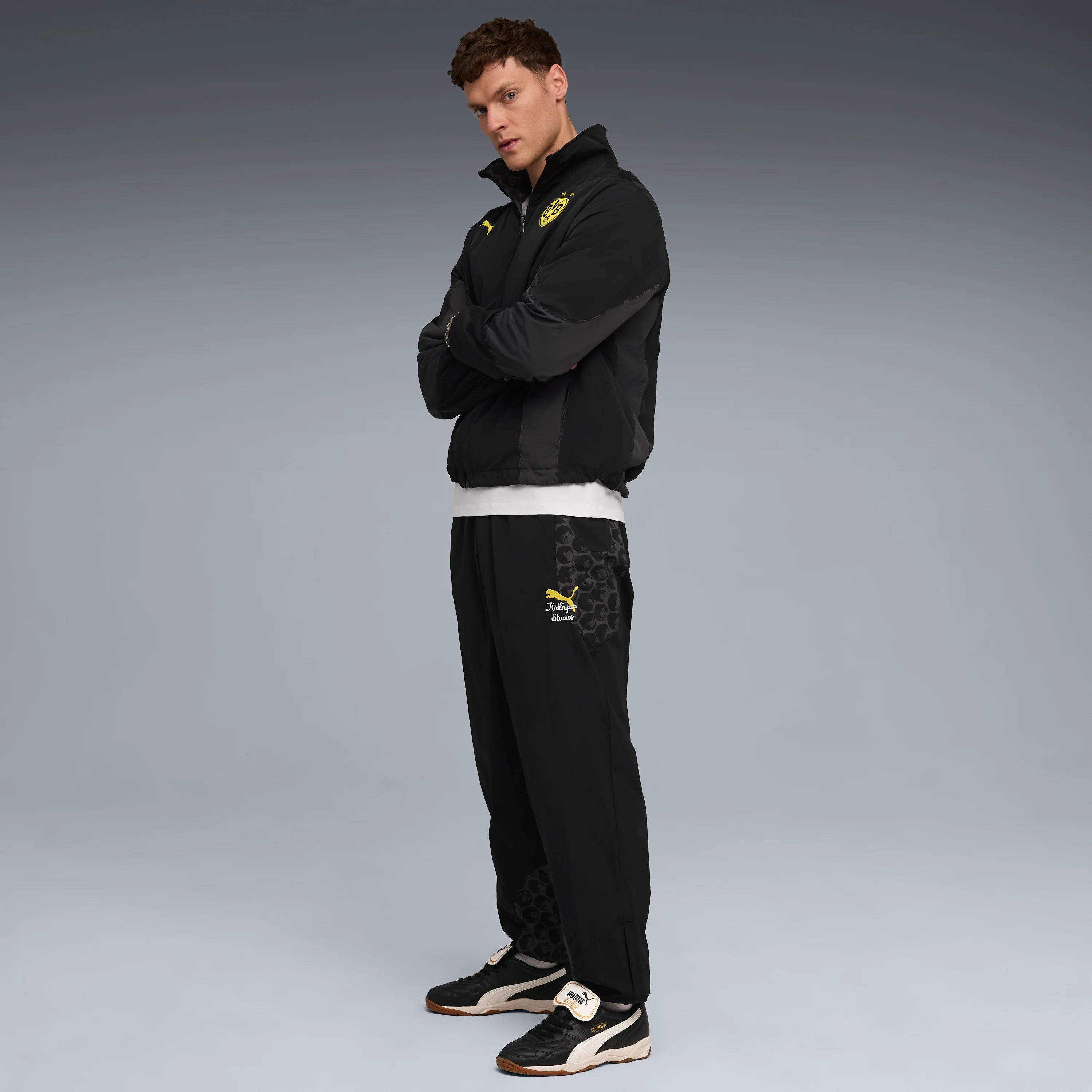 BVB Dortmund REVERSIBLE JACKET [PUMA Black/Faster Yellow] - Image 5