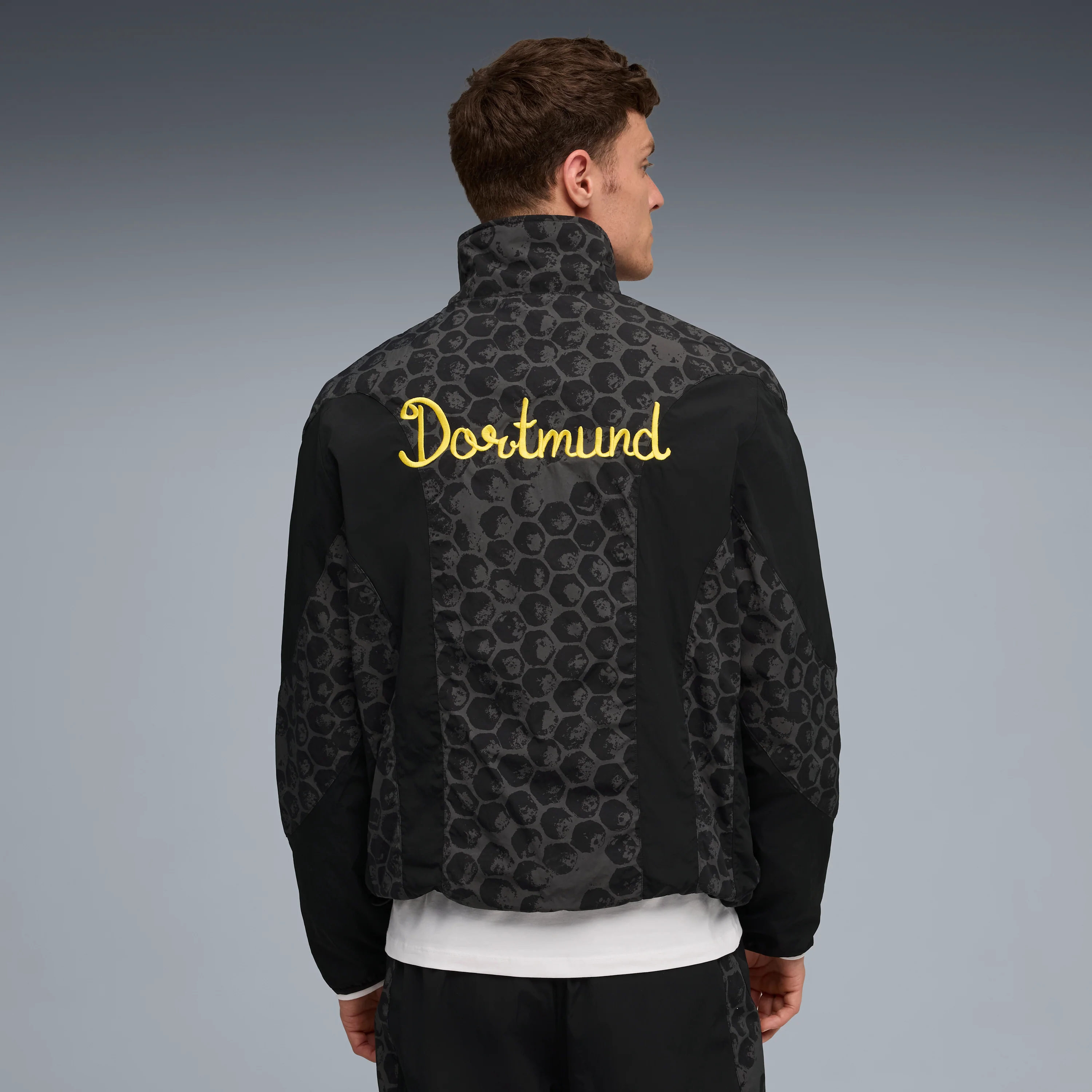 BVB Dortmund REVERSIBLE JACKET [PUMA Black/Faster Yellow] - Image 6