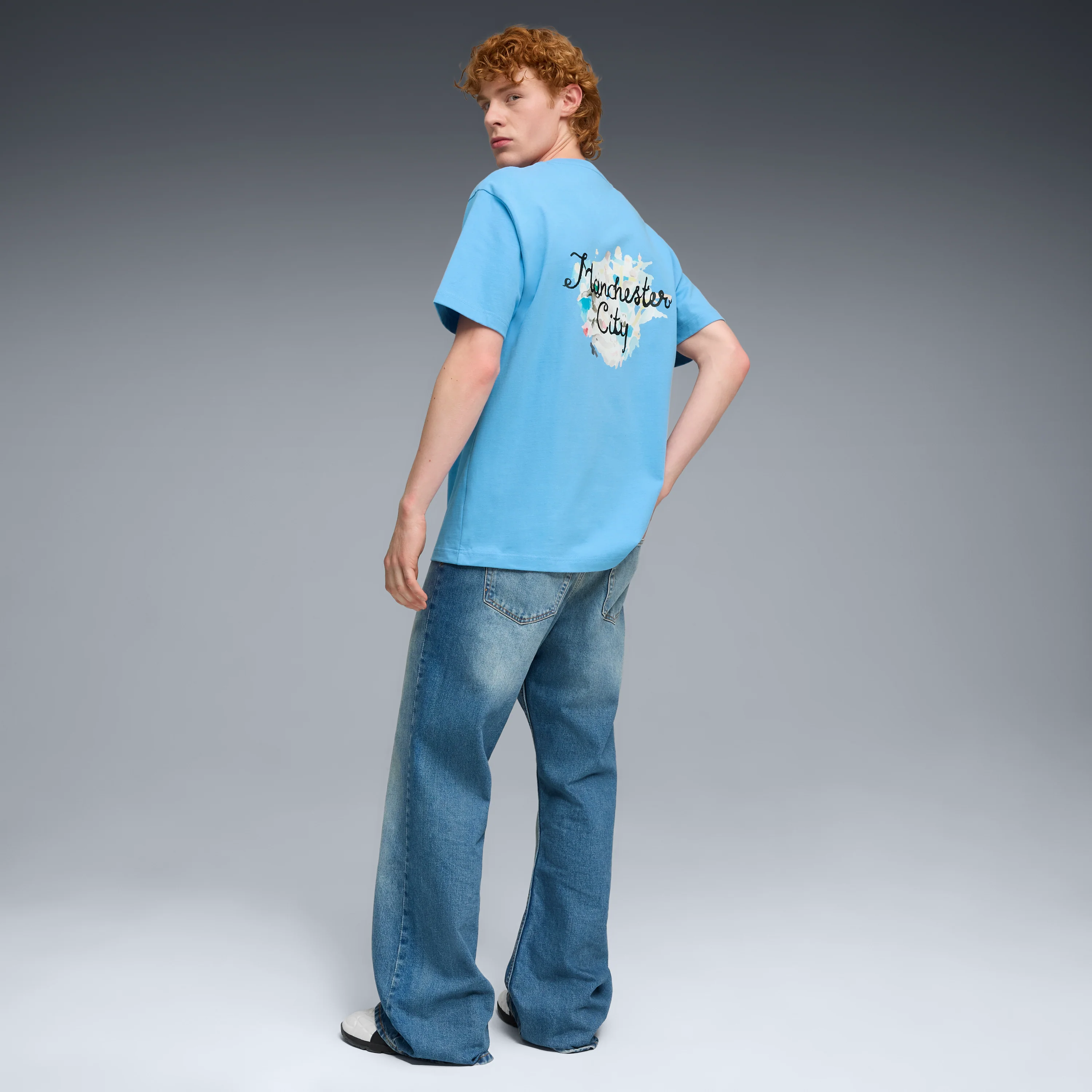 Man City FC TEE Team [Light Blue/Puma Black] - Image 5