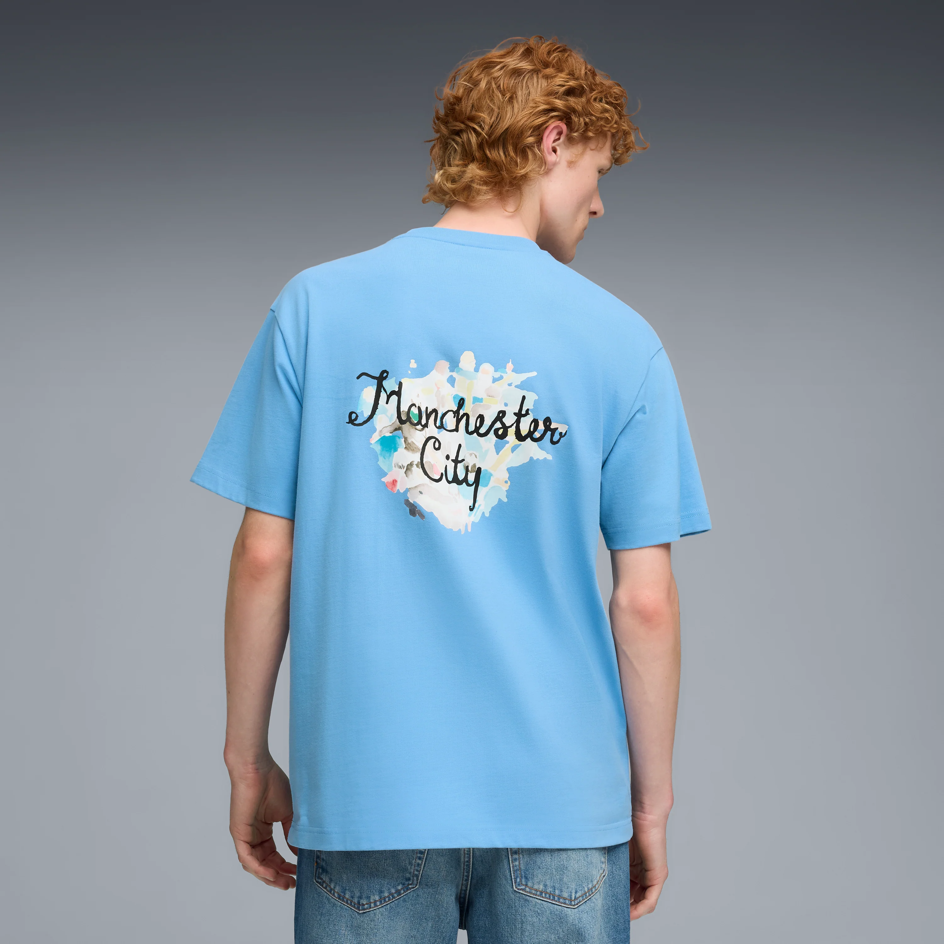 Man City FC TEE Team [Light Blue/Puma Black] - Image 6