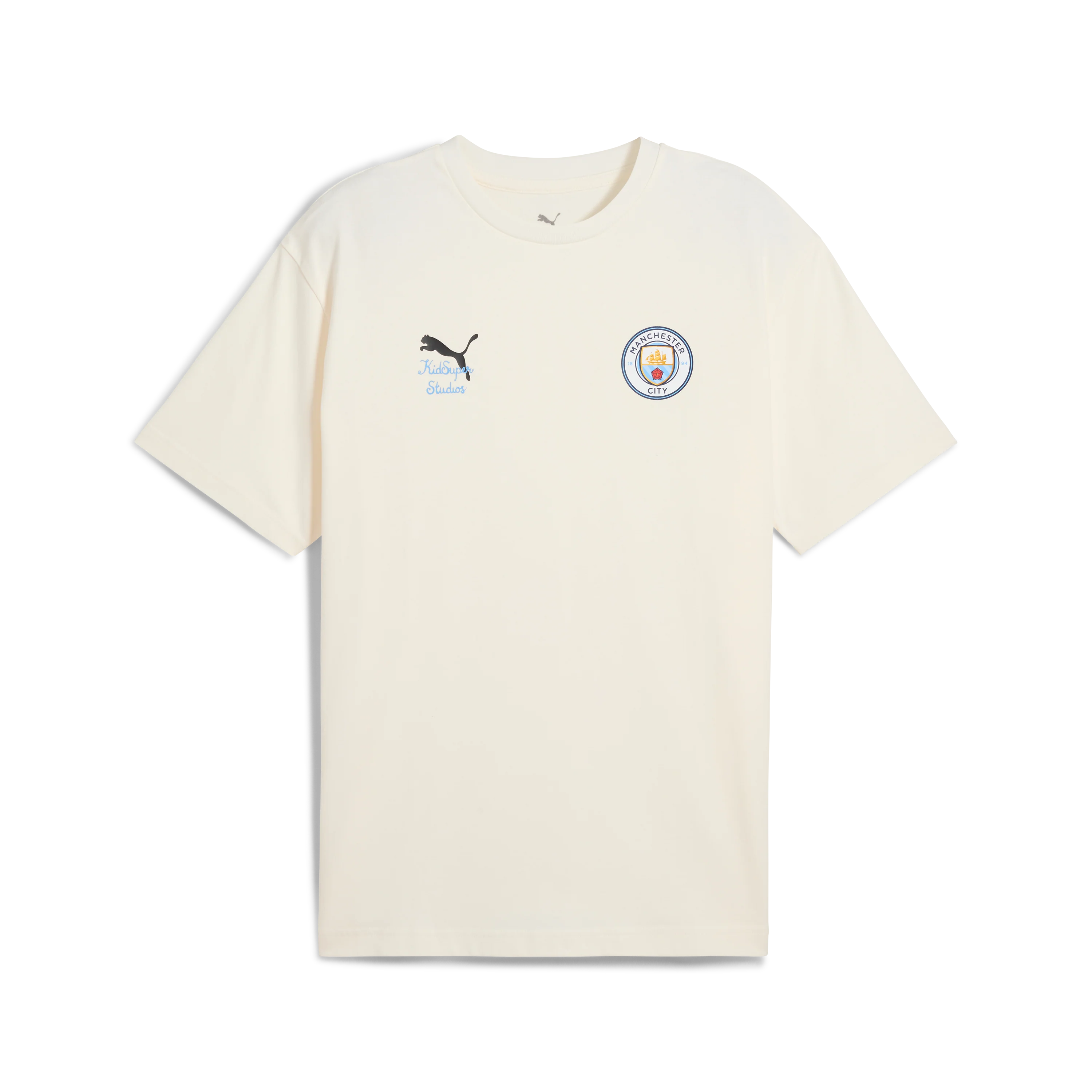 Man City FC TEE [Warm White/PUMA Black]