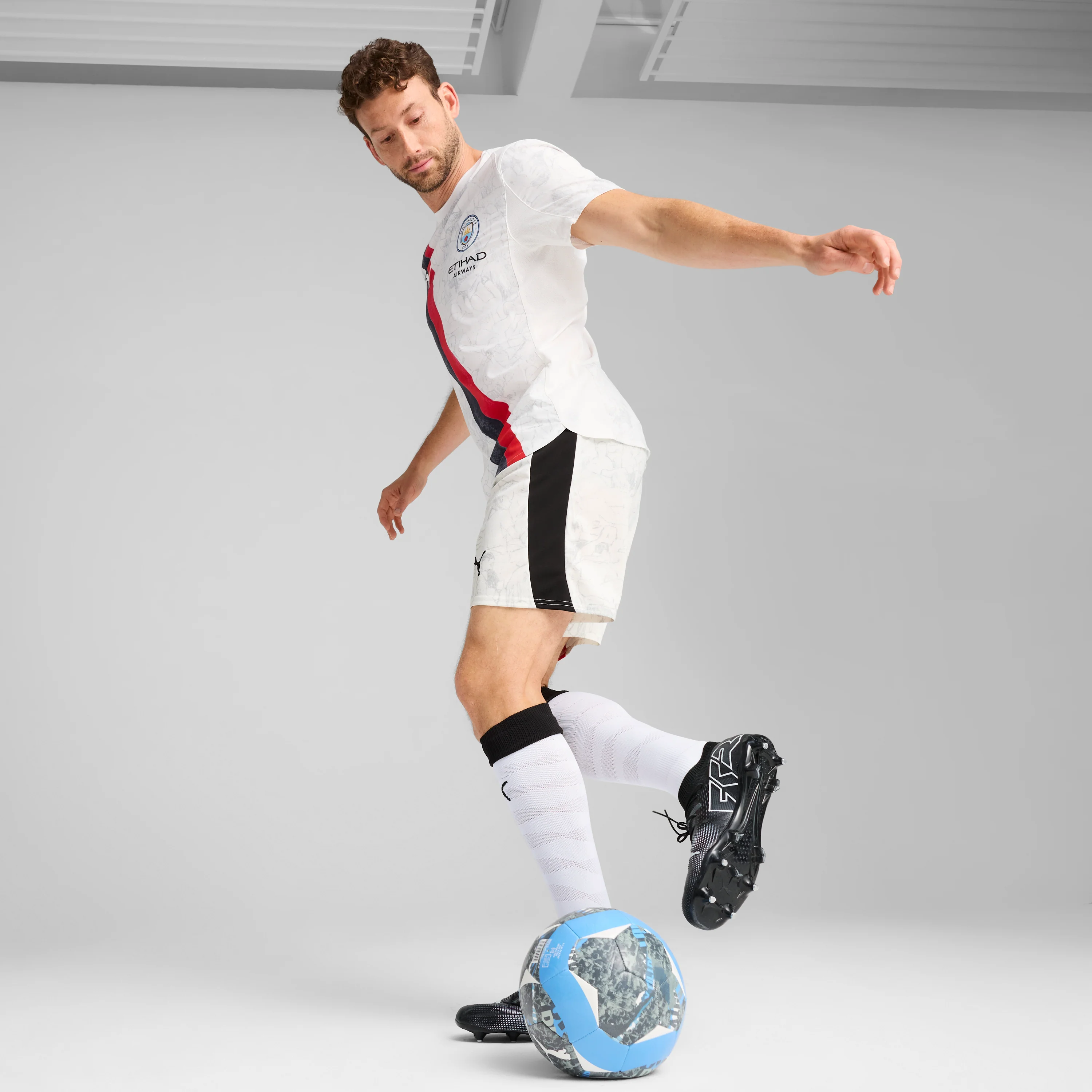 Man City FC Shorts Replica [puma white/puma black] - Image 3