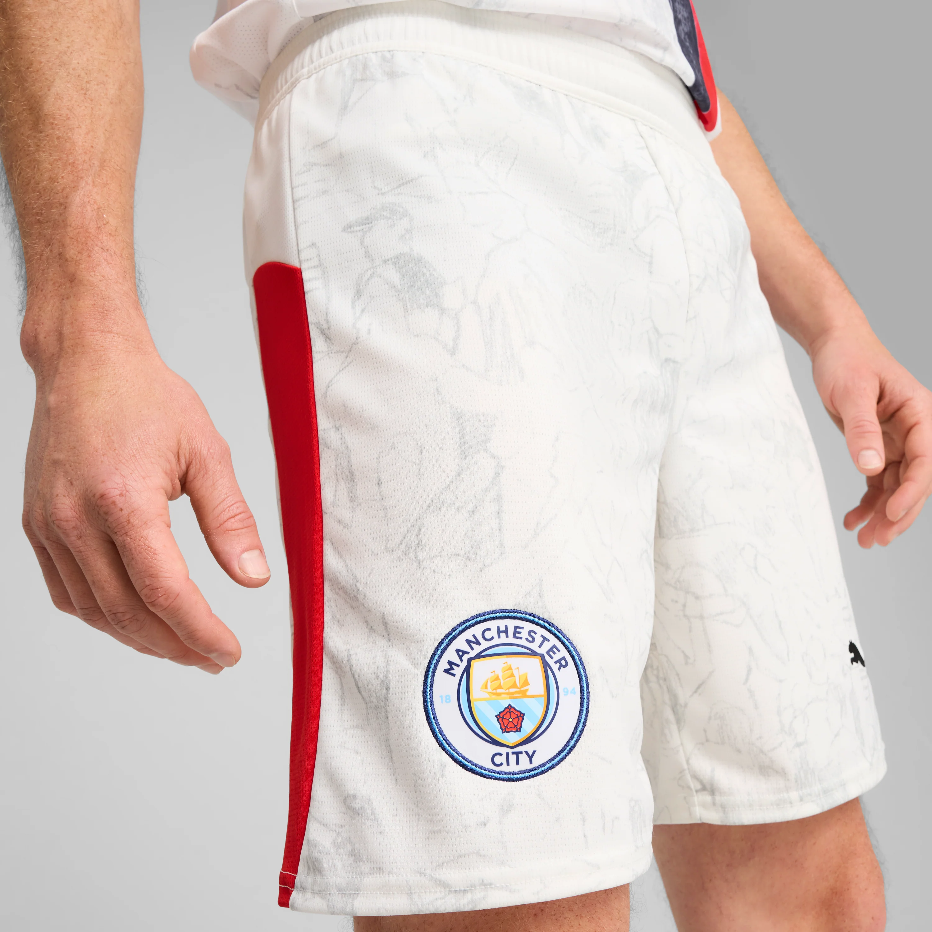 Man City FC Shorts Replica [puma white/puma black] - Image 5