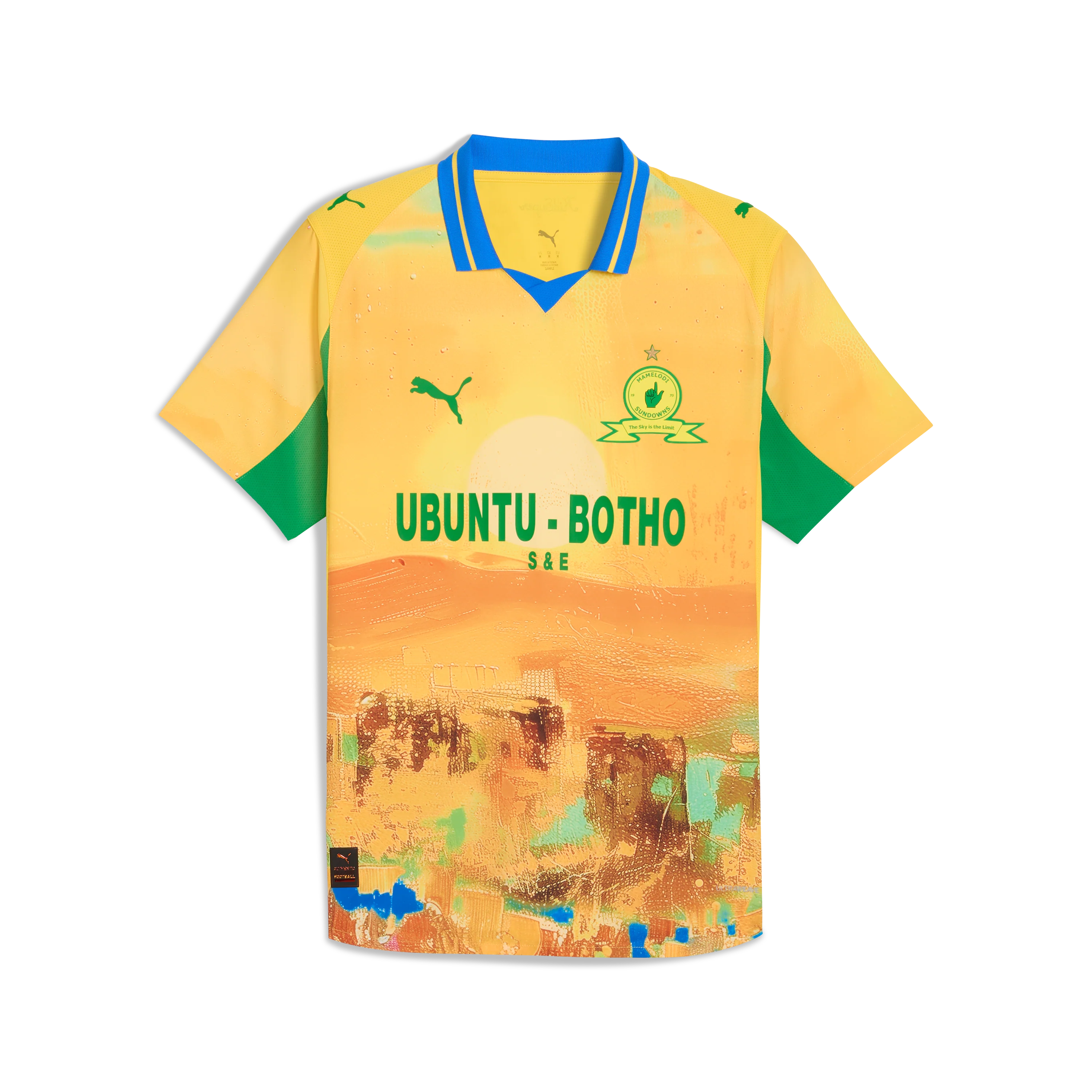 Mamelodi Sundowns F.C JERSEY AUTHENTIC [box][Pelé Yellow/Fast Green]