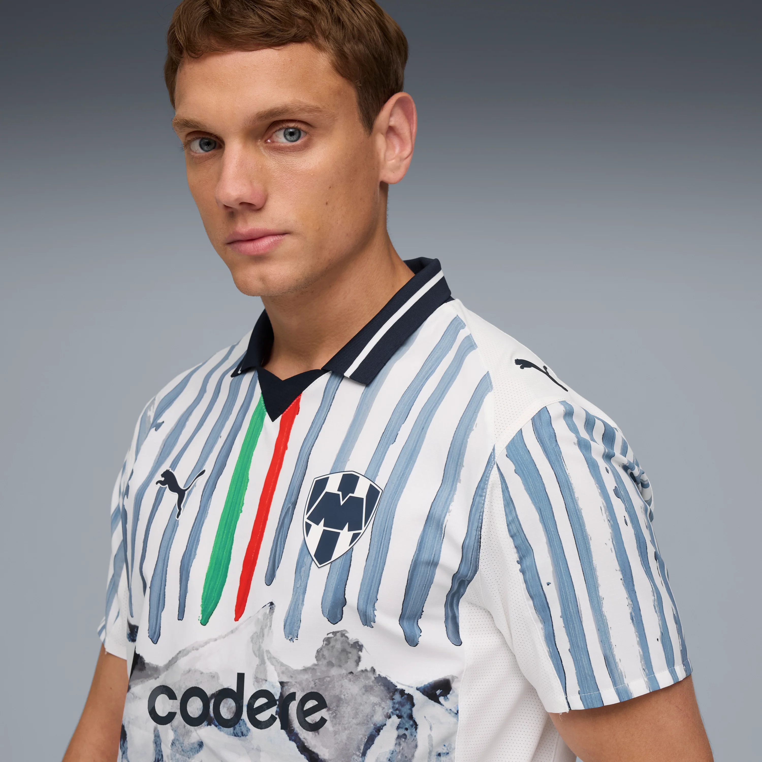 C.F. Monterrey Jersey Authentic [box][PUMA White/Deep Navy] - Image 7