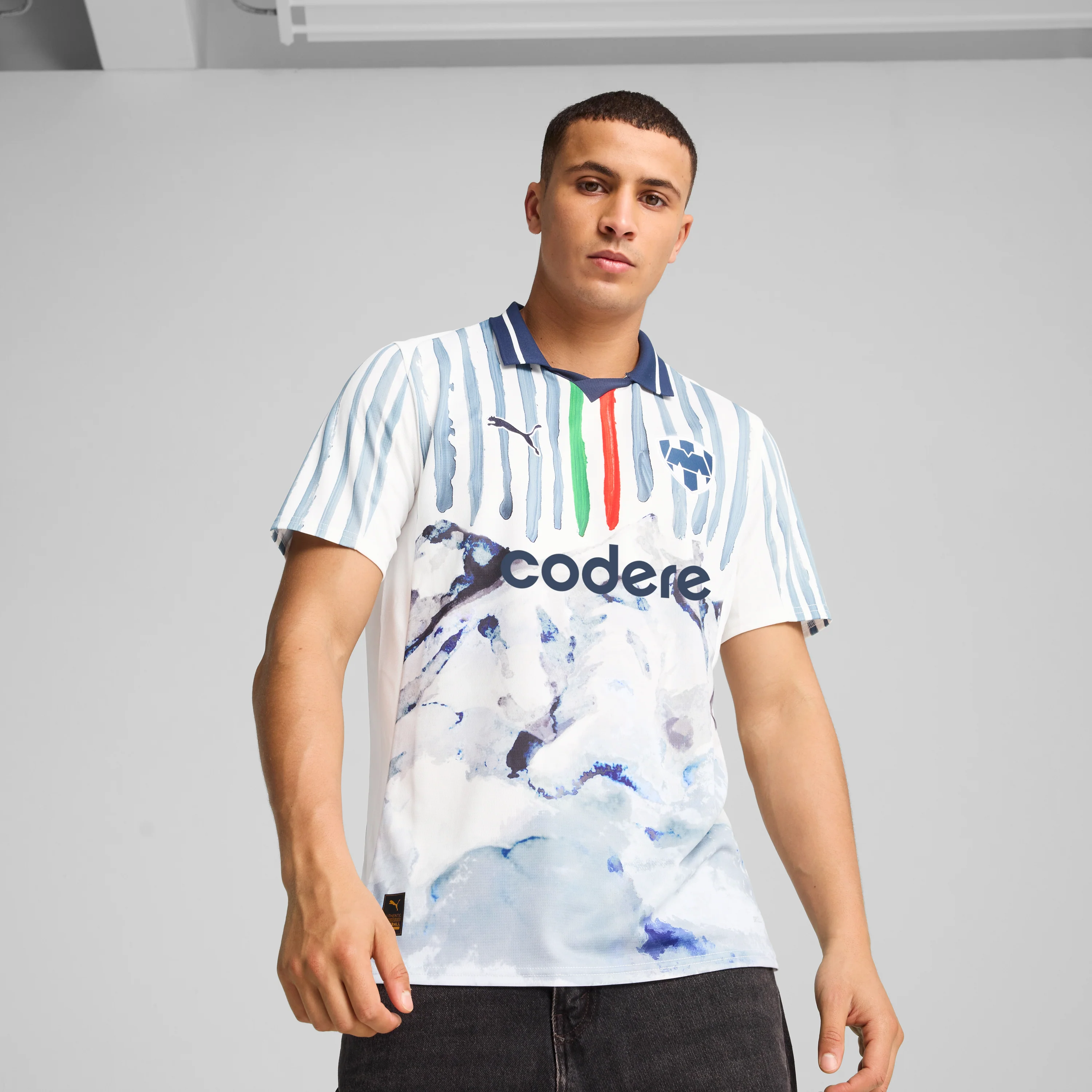 C.F. Monterrey JERSEY REPLICA [PUMA White-Deep Navy] - Image 3